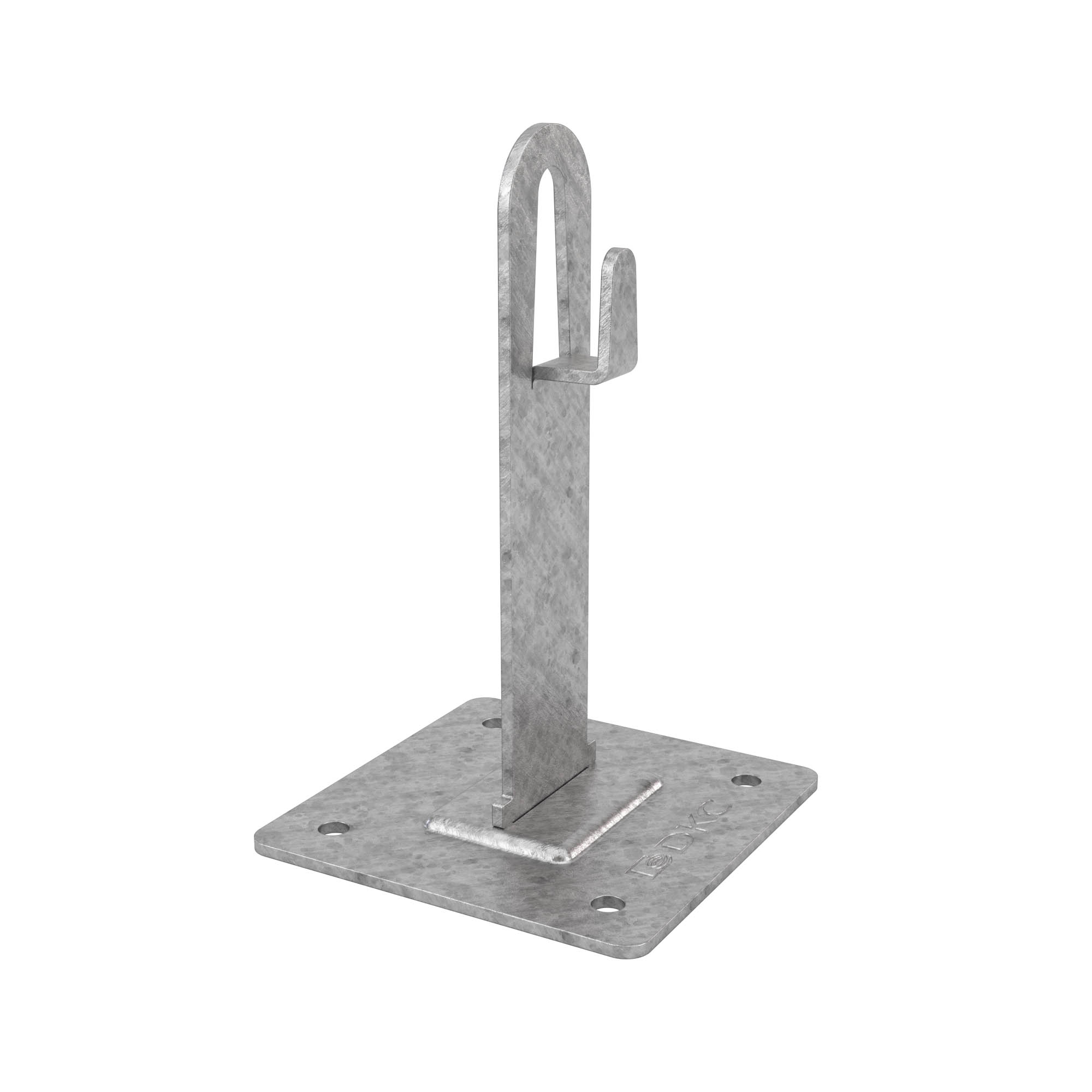 Держатель металлический для плоской кровли 150 мм