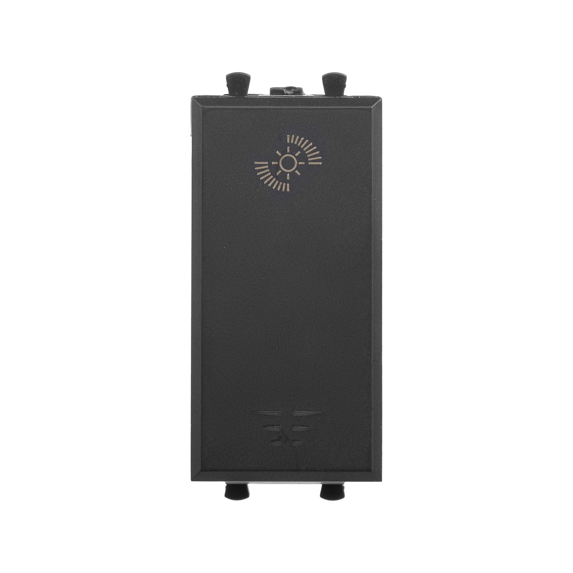 Avanti Диммер кнопочный модульный для LED ламп, , Черный матовый, 1 модуль