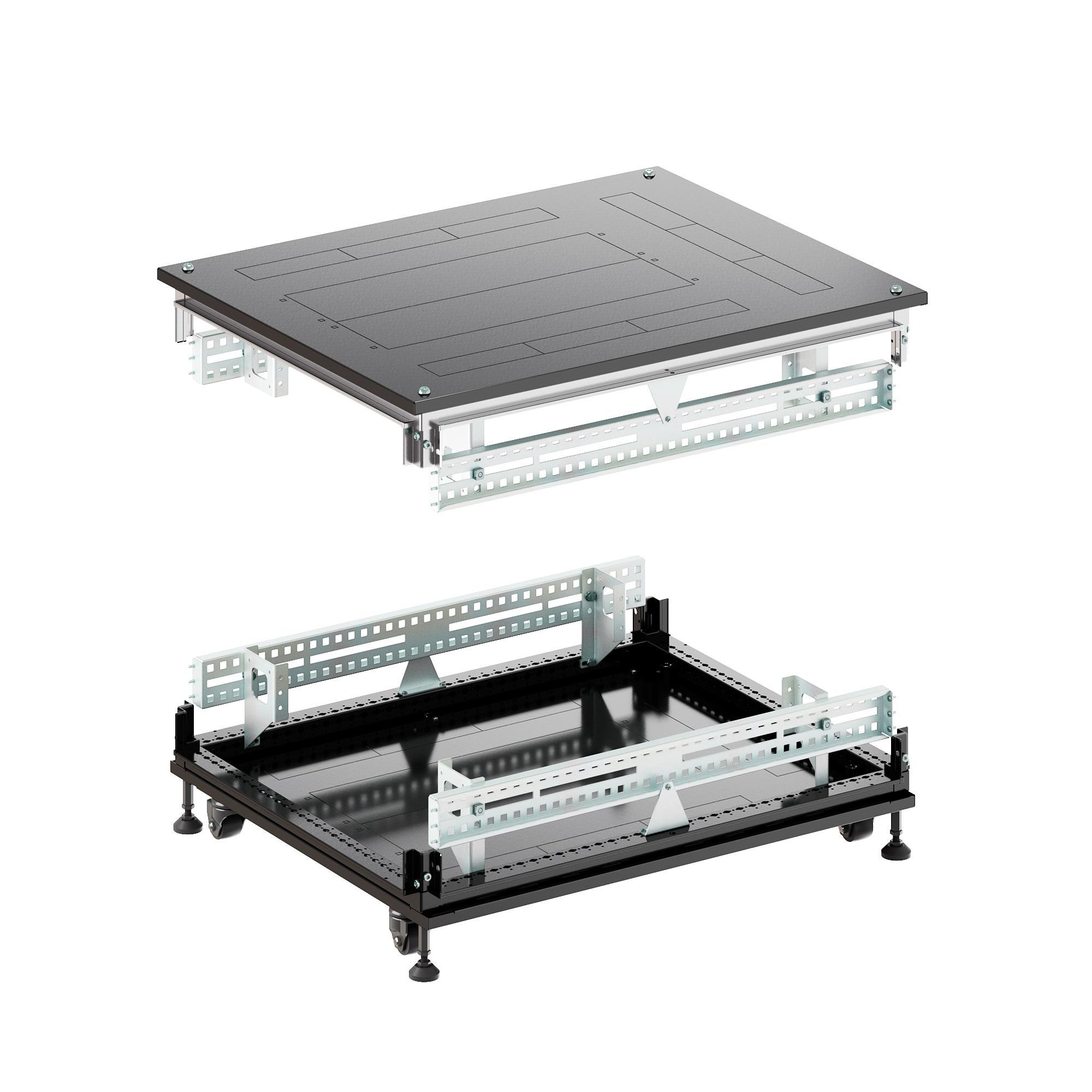 Крыша и основание преперфорированные IT-CQE       800x1200, RAL9005