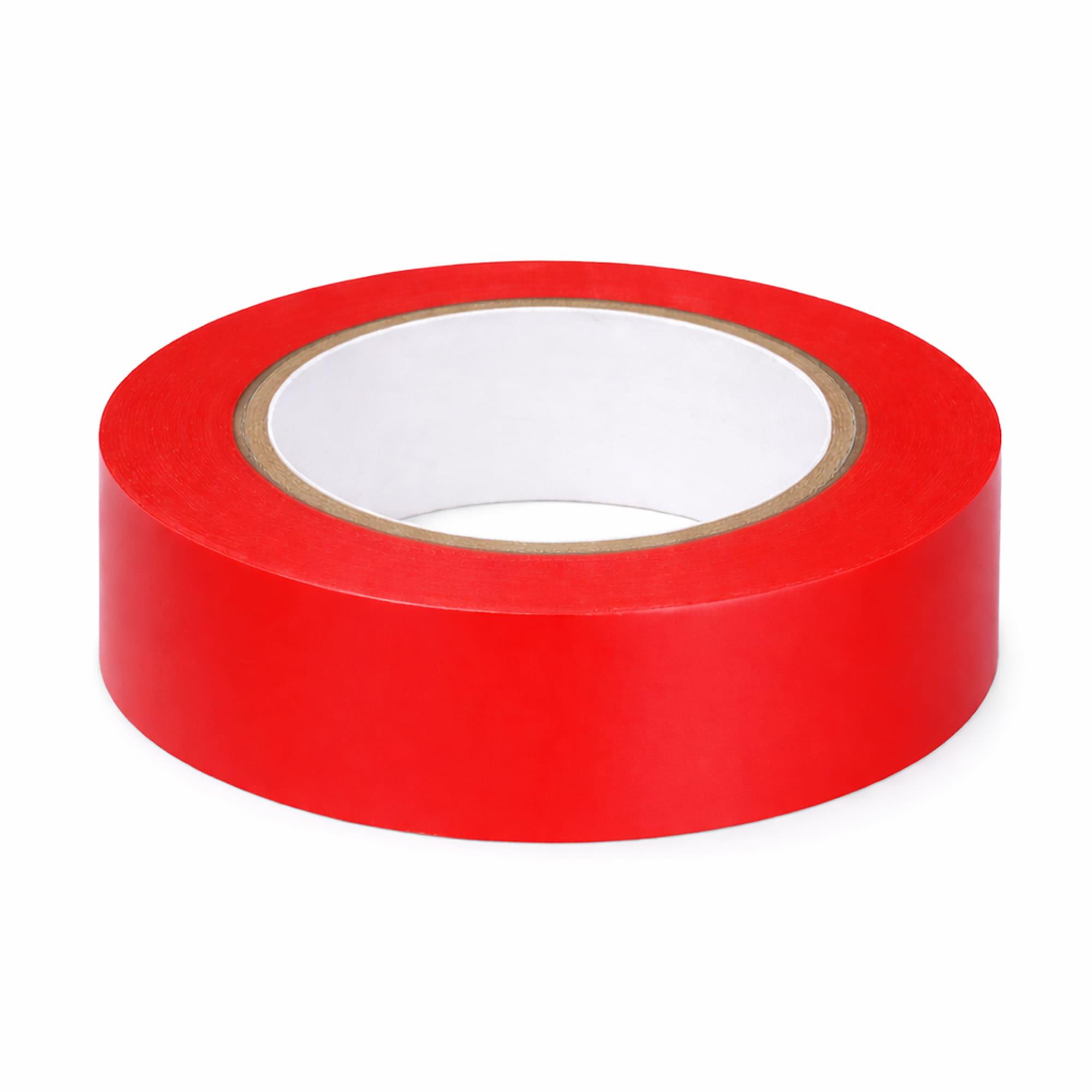 Лента изоляционная ПВХ 15x0,13 10м в рулоне Красная