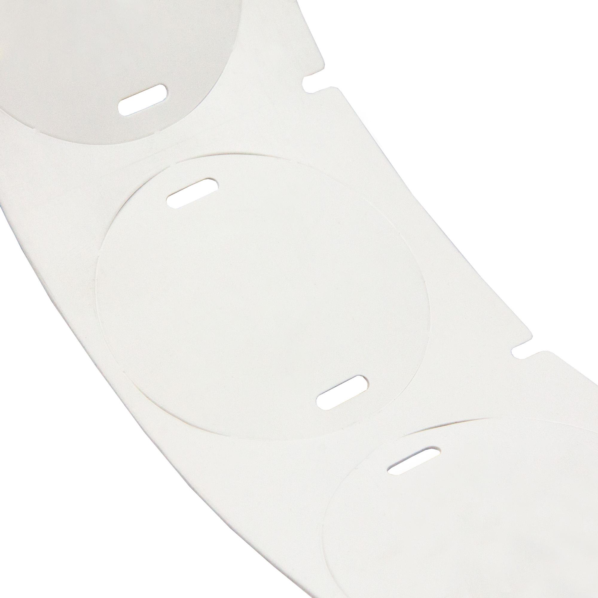 Бирки Универсальные, У-135 для маркировки силового кабеля свыше 1000В, DKC-U-135,  круг D55мм, в рулоне 1000шт.