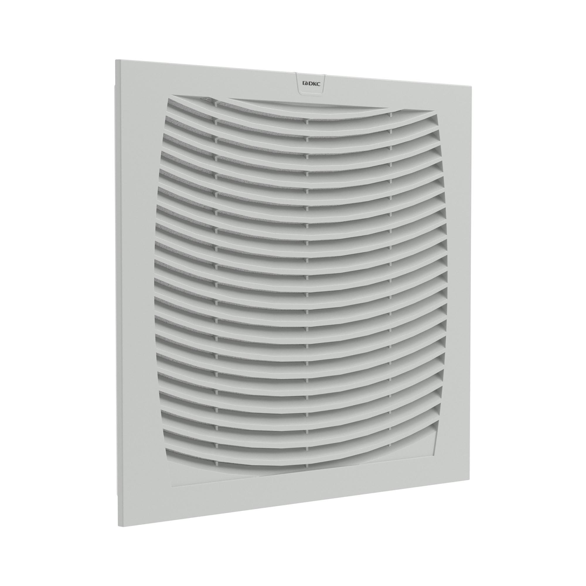 Вентиляционная решетка с фильтром ЭМС 324х324 мм, IP54