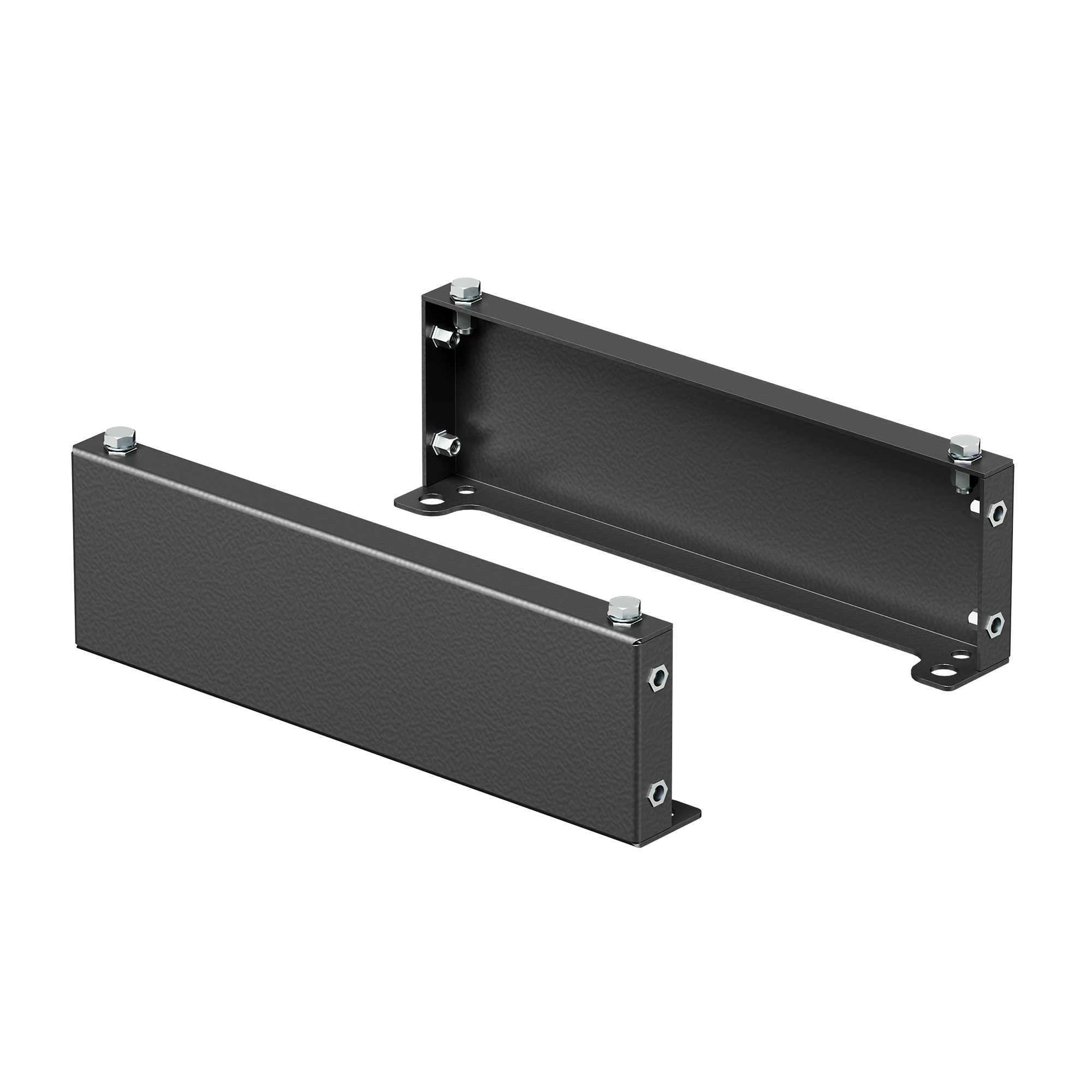 Панели цоколя боковые всепогодные для навесных    корпусов, пультов ВхГ 100х400 мм, комплект - 2 шт.