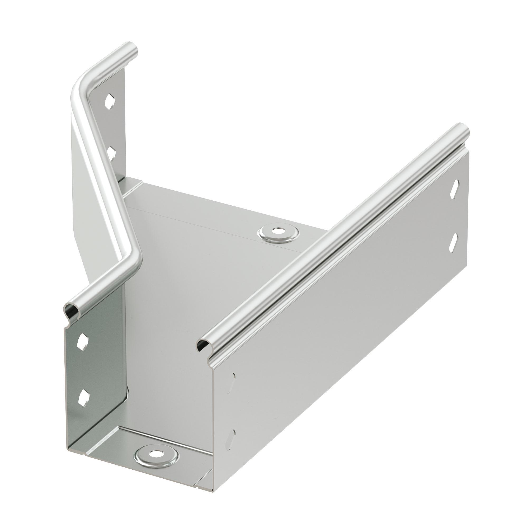 Переходник RRS левосторонний 150/80 H80 в комплекте с крепежными элементами и соединительными пластинами