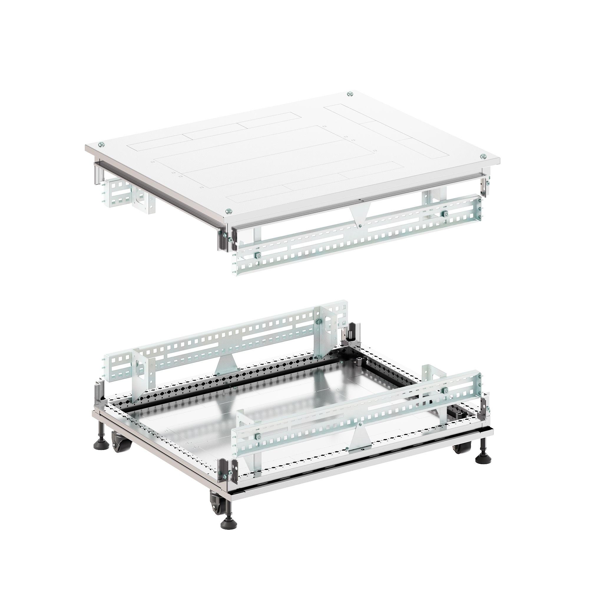 Крыша основание преперфорированные IT-CQE 800x1200, RAL7035