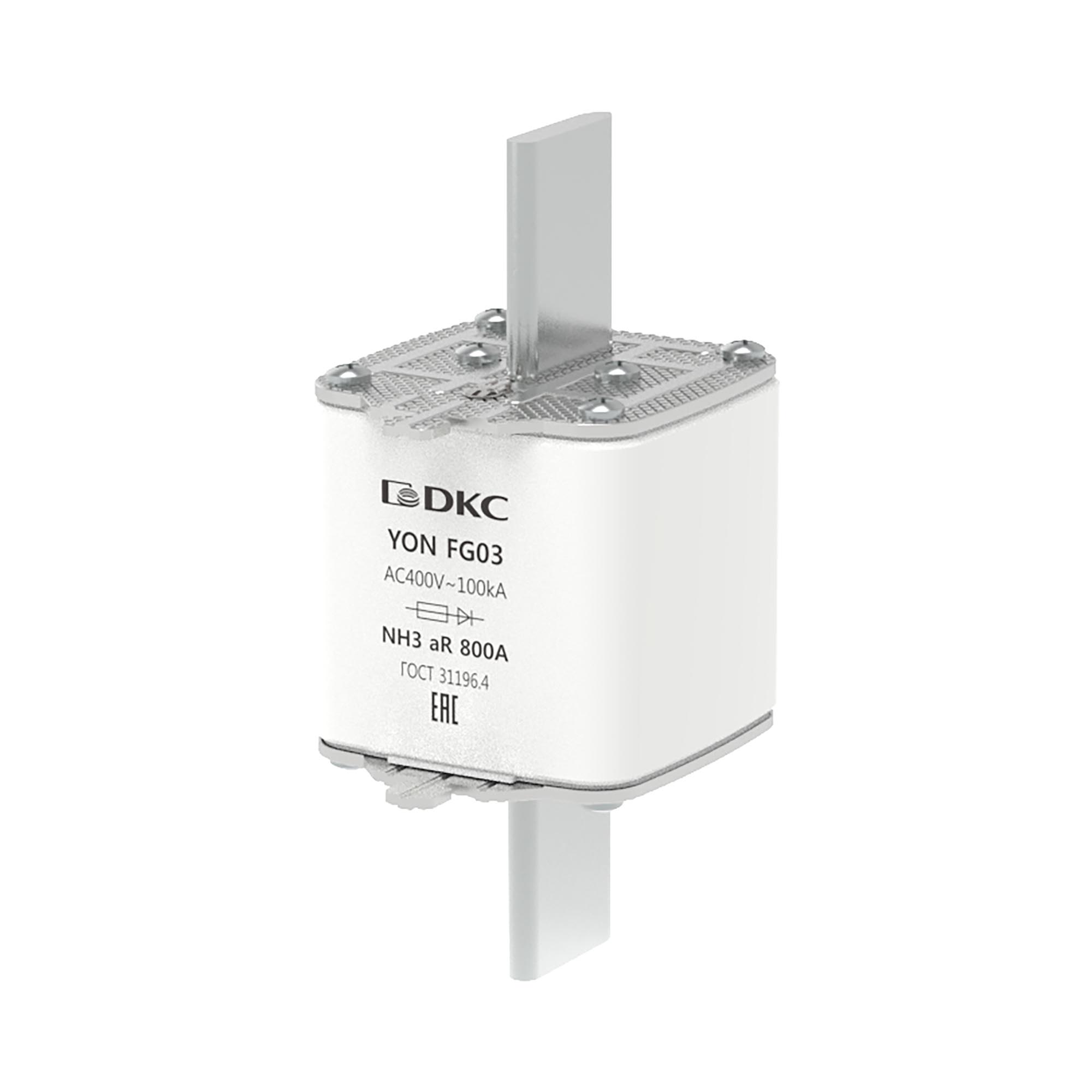 Предохранитель YON ножевого типа FG3 630А 400V характеристика arya