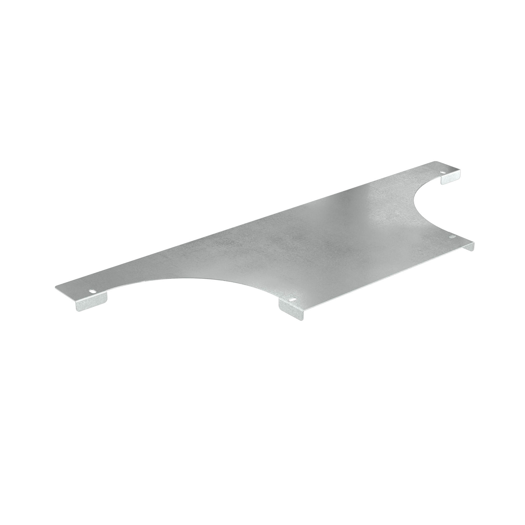 Крышка на ответвитель универсальный DL горизонтальный 500, в комплекте с крепежными элементами и соединительными пластинами, необход