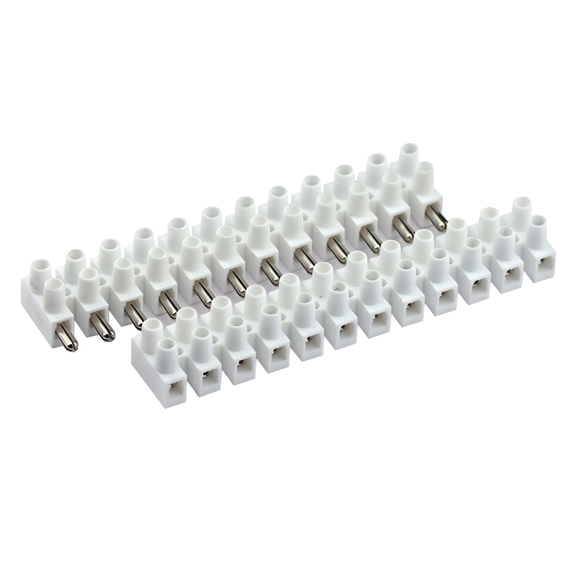 Клеммник+разъем Полипропилен 12р 85град 450V 32A 4мм.кв