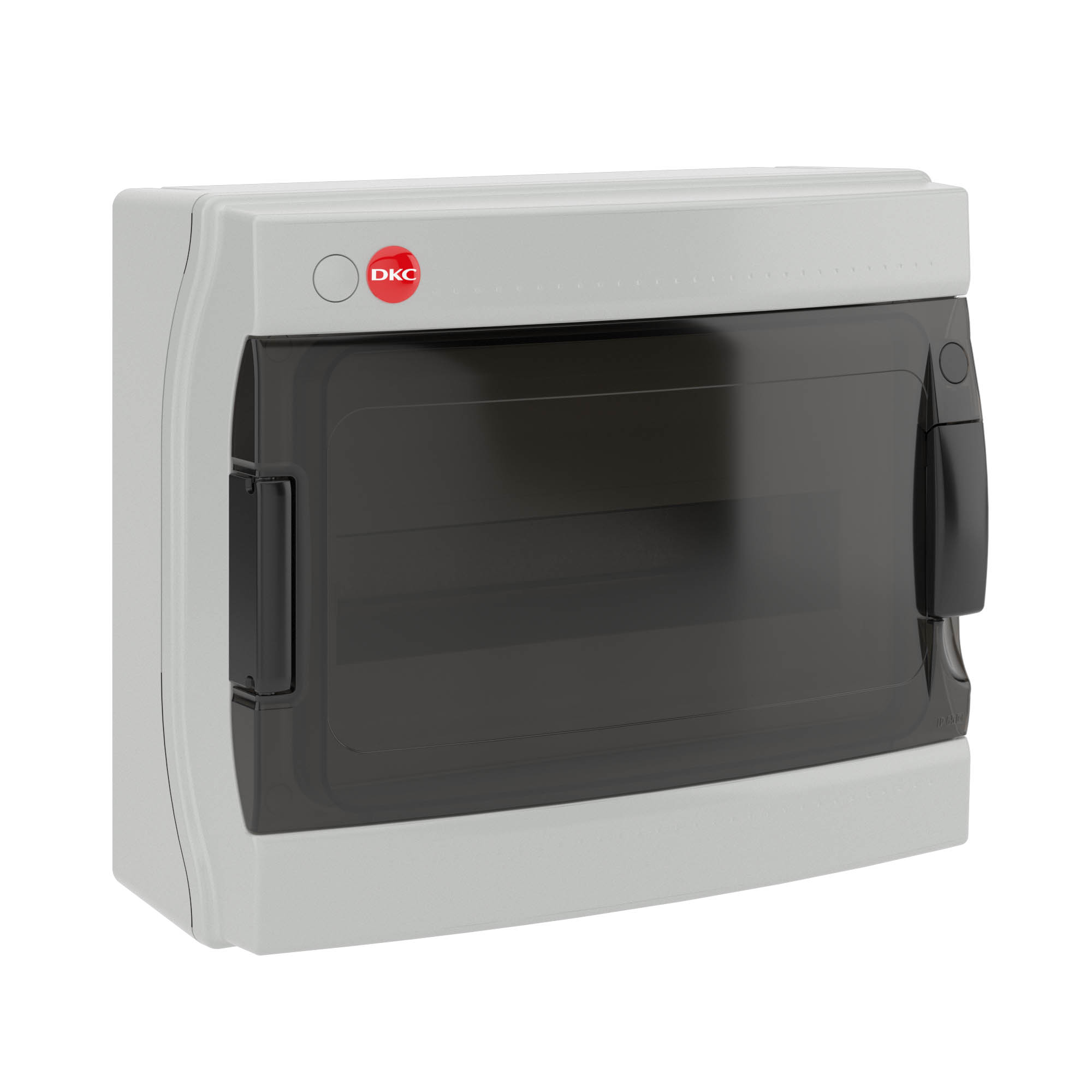 Щит настенный с дверцей 12 модулей IP65 серый с   клеммным блоком 63А