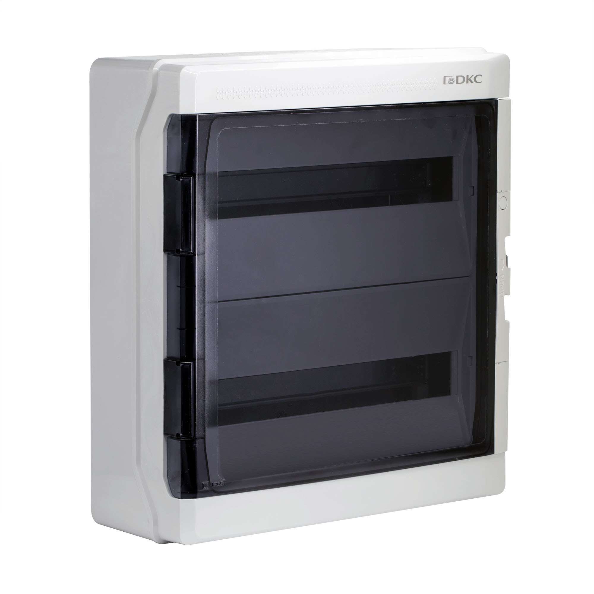 Щит настенный с дверцей 36 модулей IP65 серый с   клеммным блоком 63А