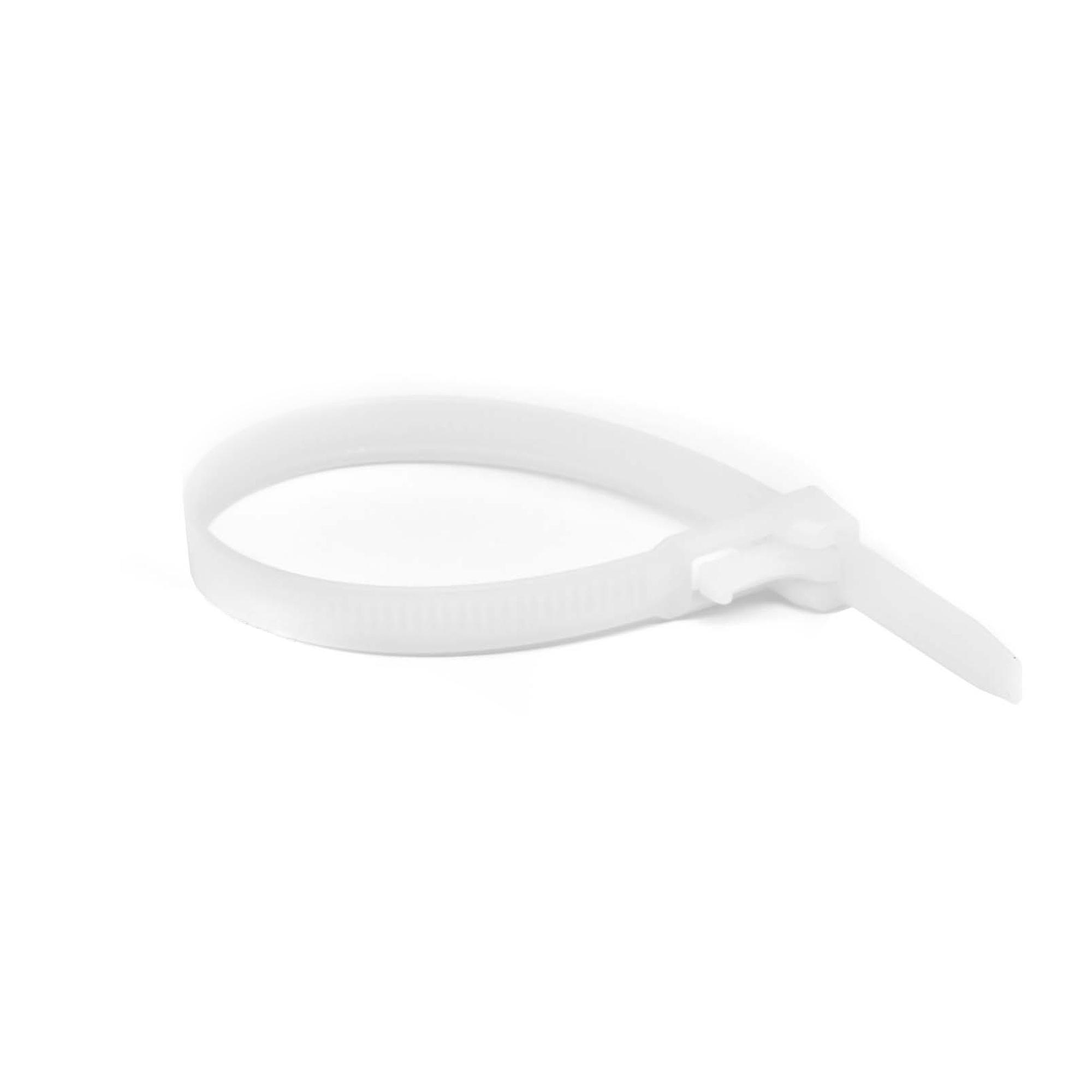 Хомут P6.6 многоразовый, белый 7,6x200