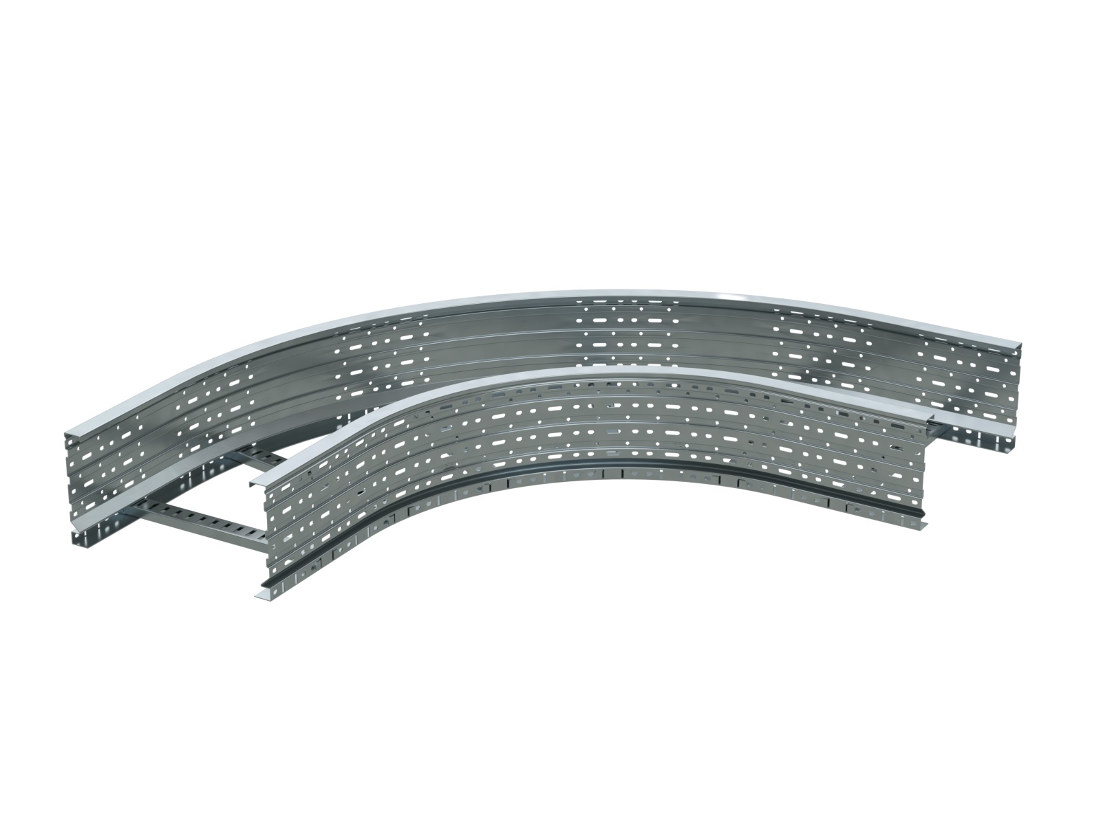 Угол лестничный 90 гр 150x600, R600, горячий цинк