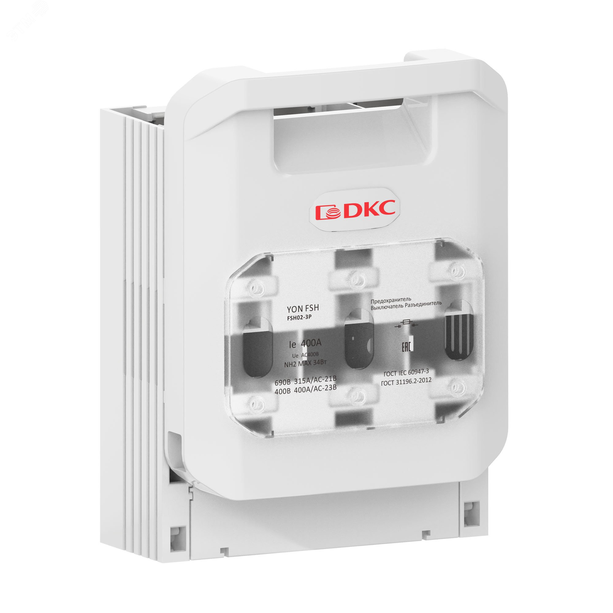 Предохранитель Выключатель Разъединитель Горизонтальный 400А 3P крепление на монтажную плату