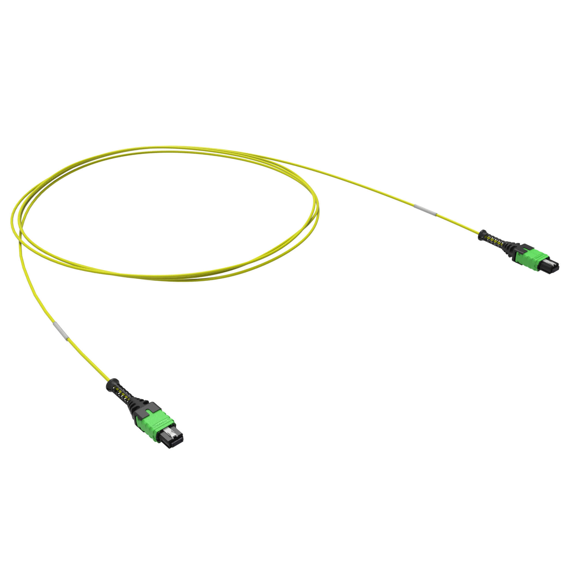 Патч-корд оптический 12ОВ 9/125 OS2. 1хMTP PRO (12)/1хMTP PRO(12). 1м