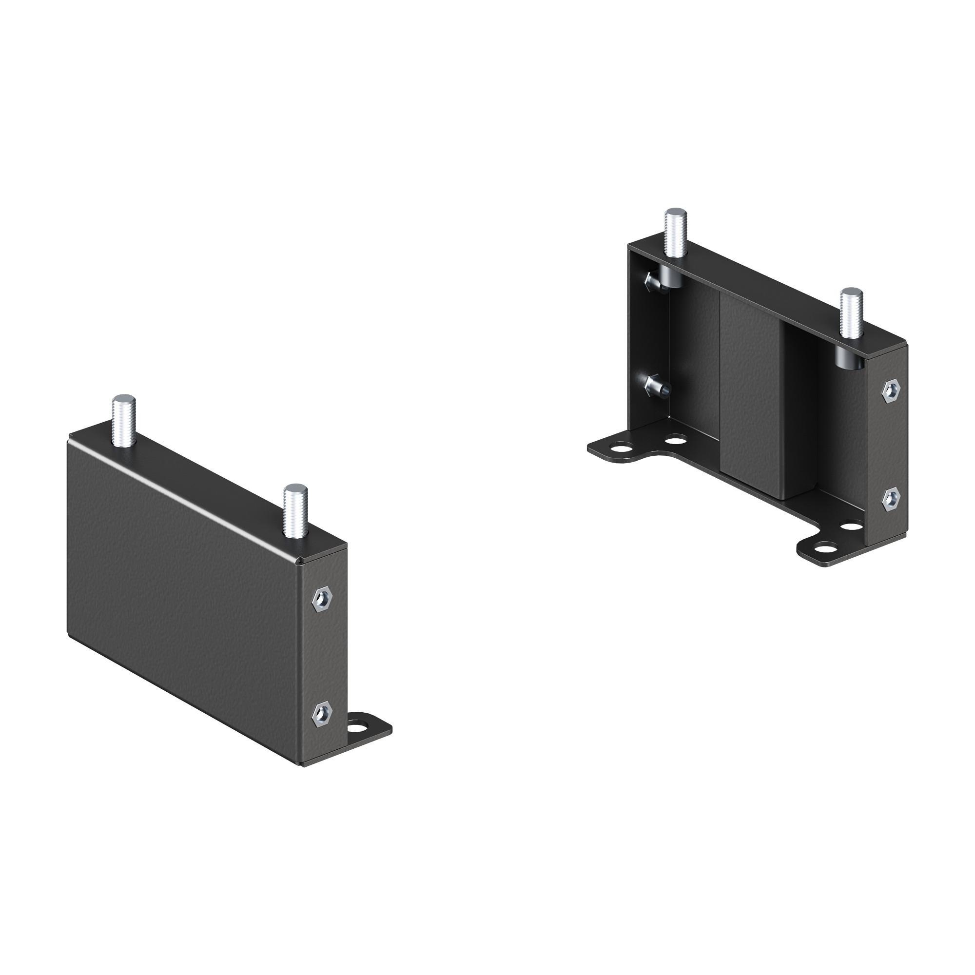 Фланцы цоколя боковые для корпусов RAM fit, ГхВ 250х100 мм, комплект - 2 шт.