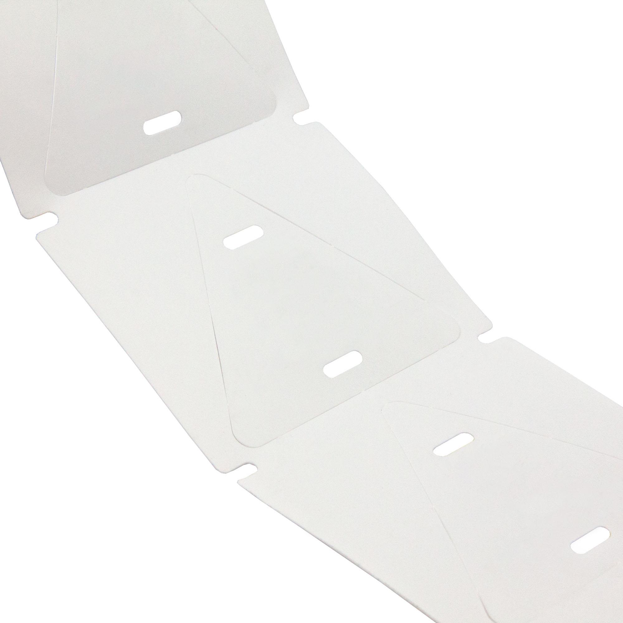 Бирки Универсальные, У-136 для маркировки контрольного кабеля, DKC-U-136, треугольник 60х60мм, в рулоне 1000шт.