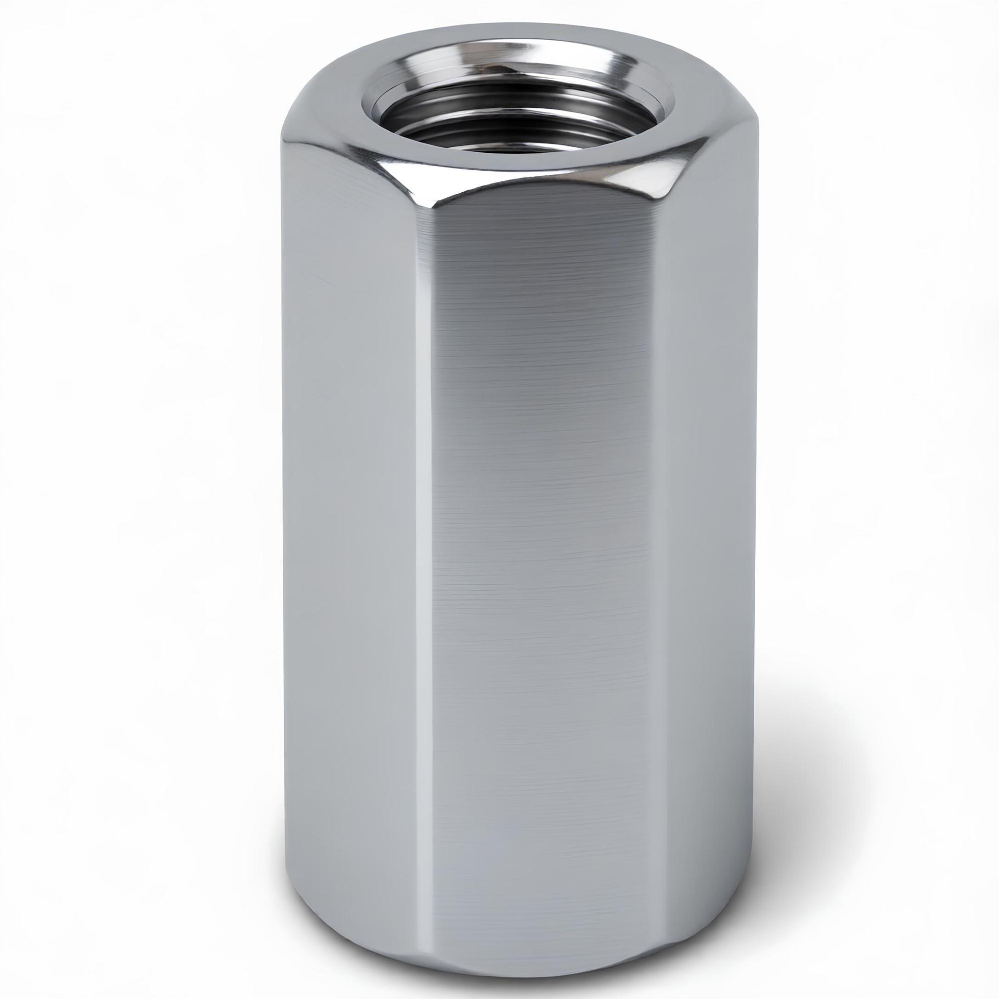 Гайка соединительная М12х40 нержавеющая сталь