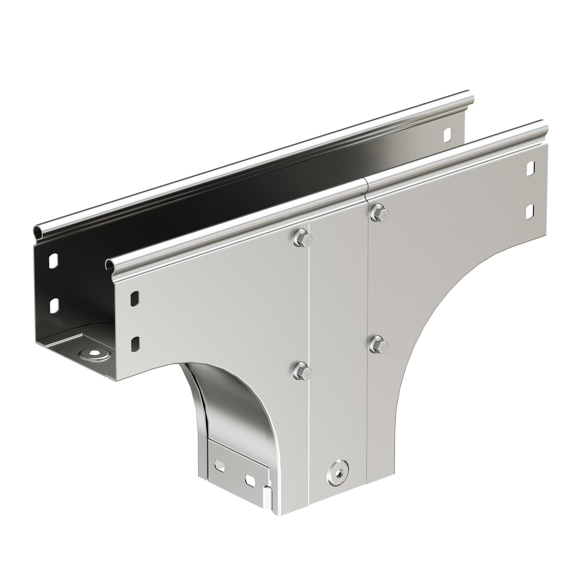 Ответвитель-переходник TDSA Т-образный вертикальный 80/200 в комплекте крепежные элементы соединительные пластины