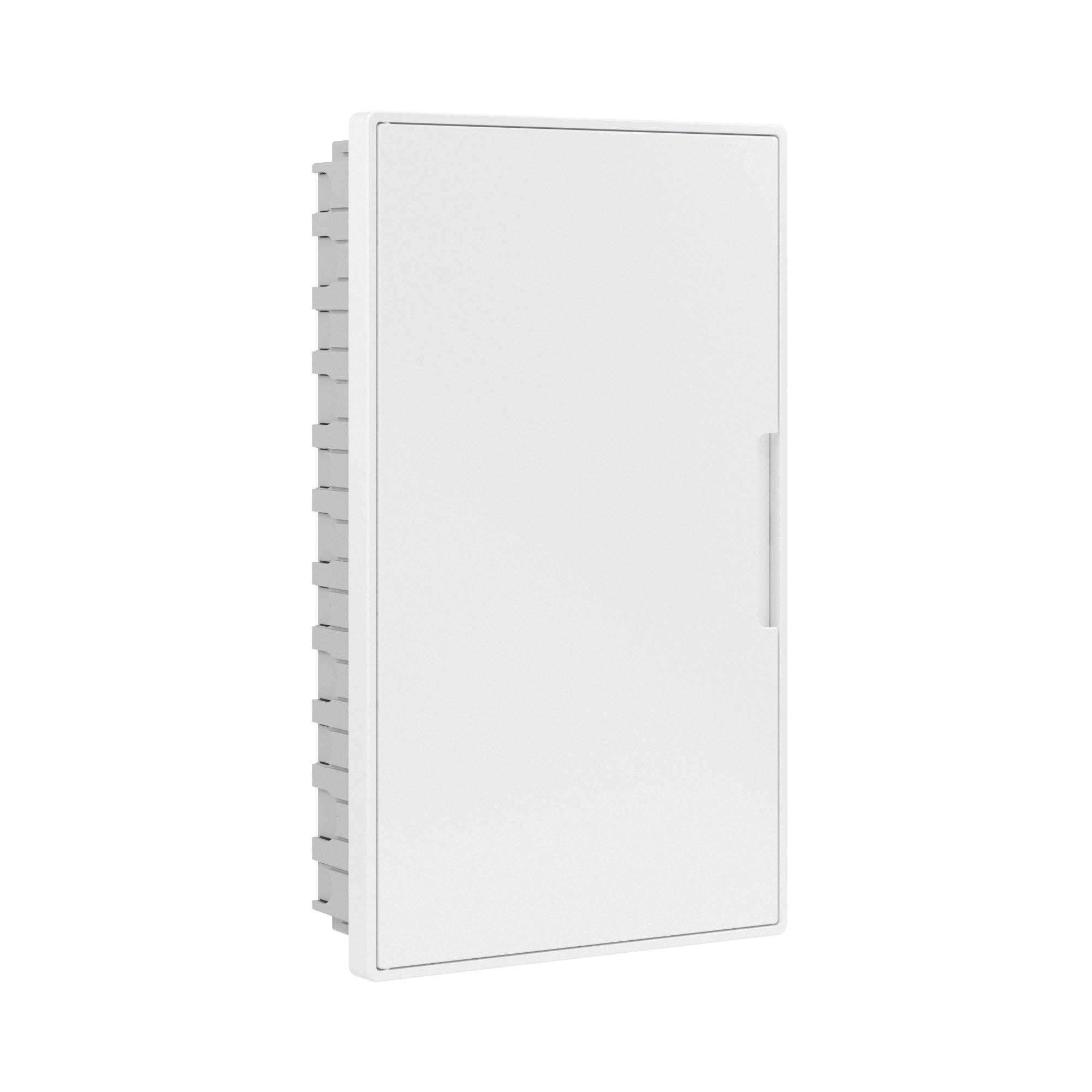 Щиток 36 мод встраиваемый для полых стен Фрейм (FRAME), белый, с белой дверцей, с 4 шинами PEN (2шт на 8 отв. и 2шт на 10отв.)