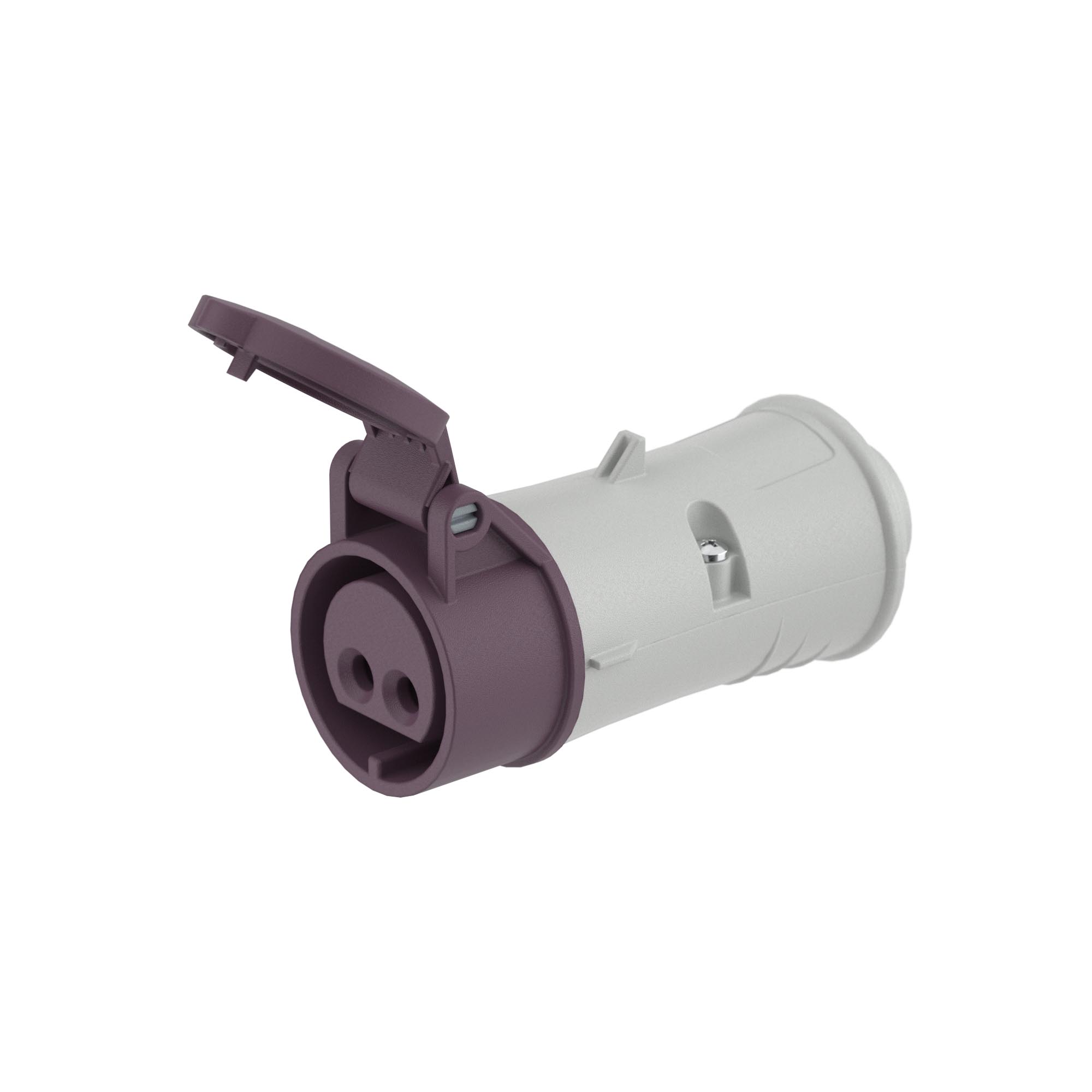 Розетка кабельная CS IP44 32A 2P 25В