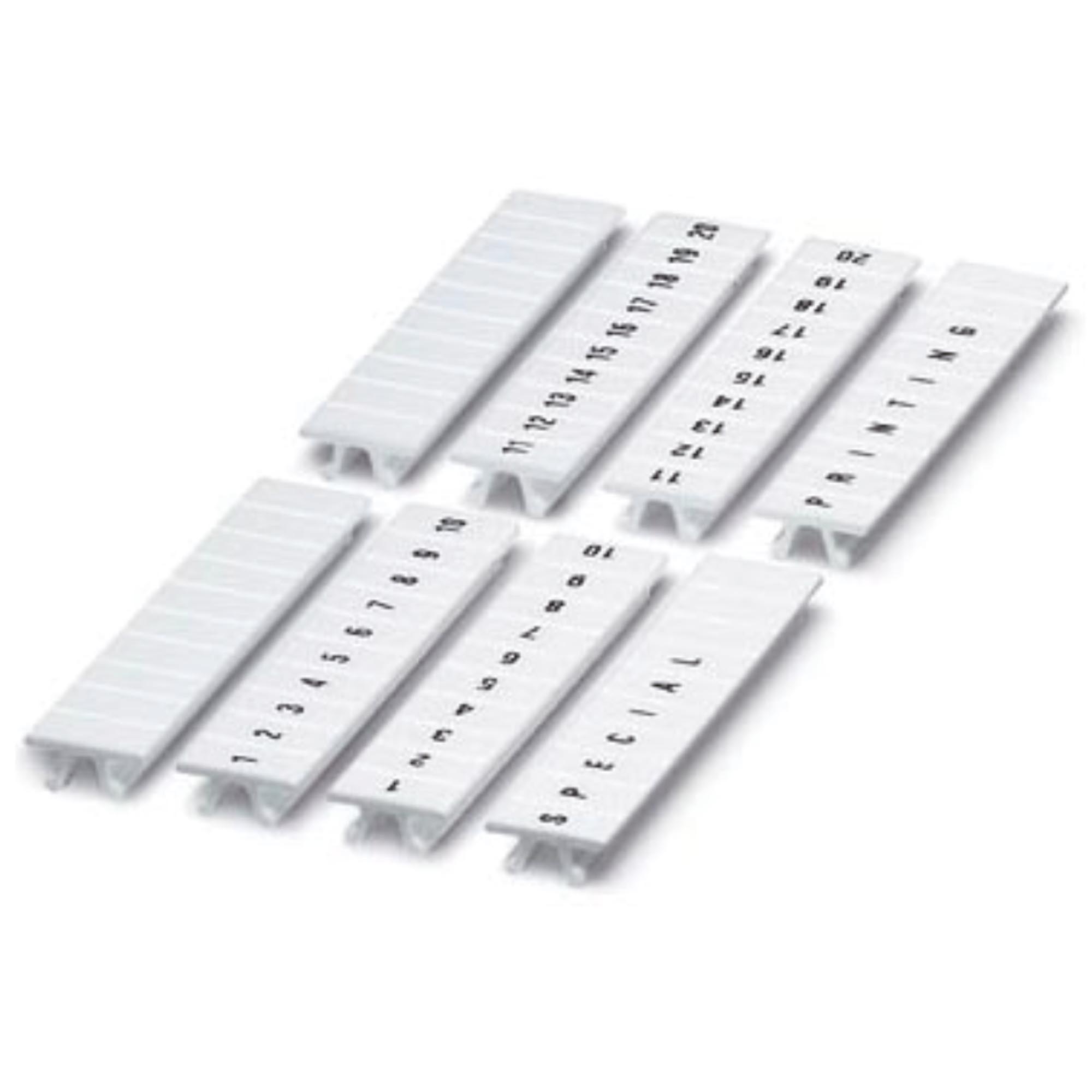 Маркировка для клемм, ширина 5 мм, знак заземленияв круге, вертикальная ориентация, 1шт.полоса из 10 маркеров