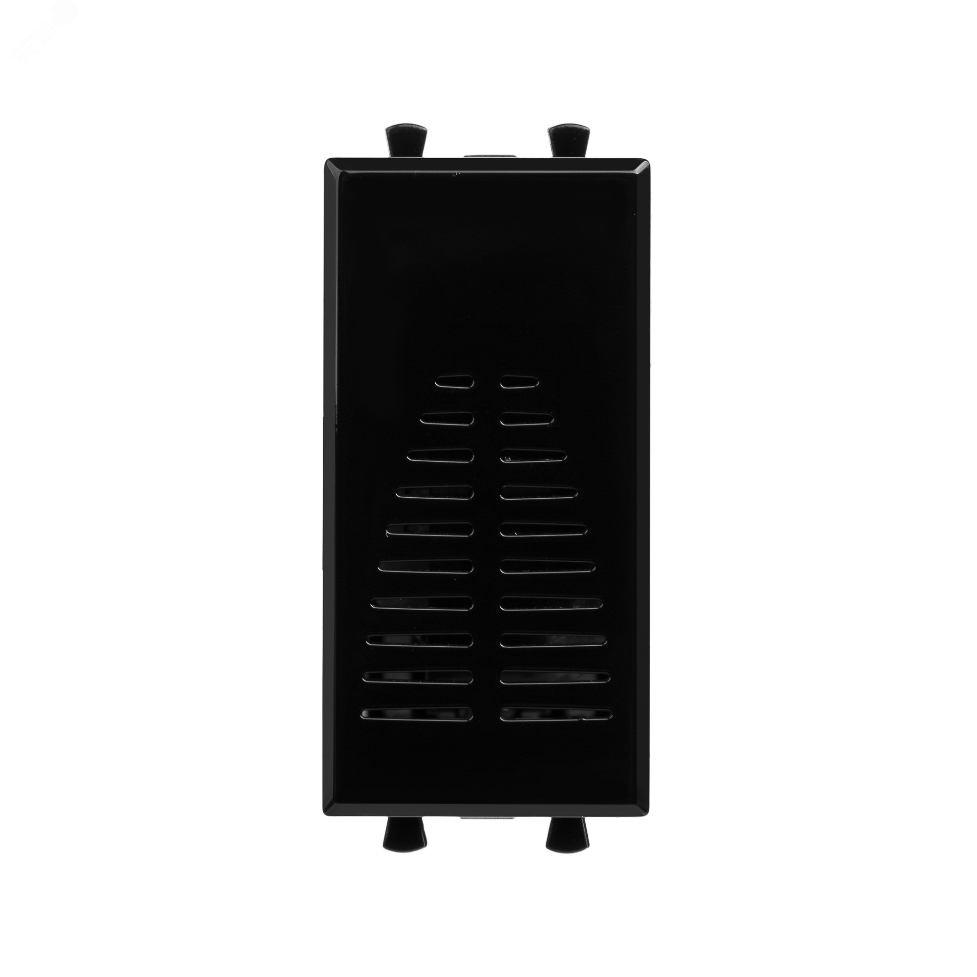 Изображение товара Звонок Черный квадрат Avanti 220V модульный от DKC