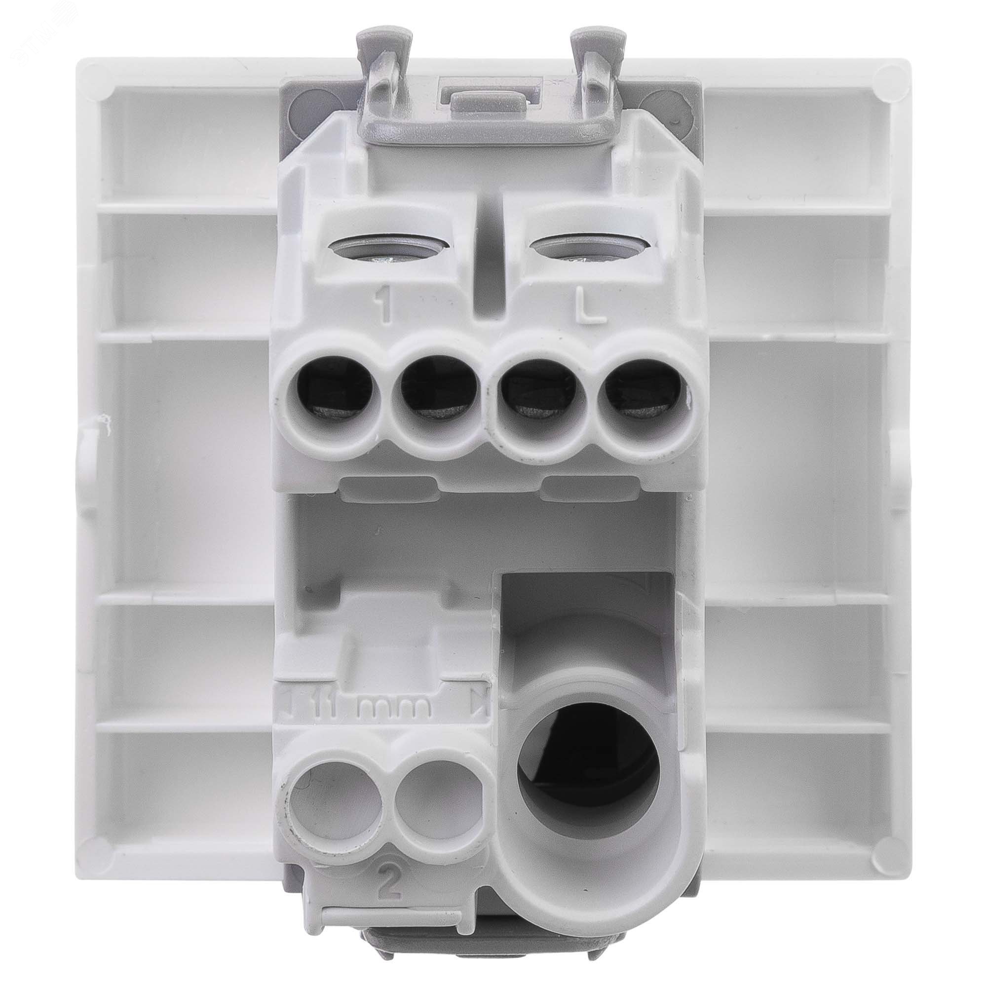 Avanti Выключатель Белое облако, 16A, 2 модульный 4400102 DKC - превью 4