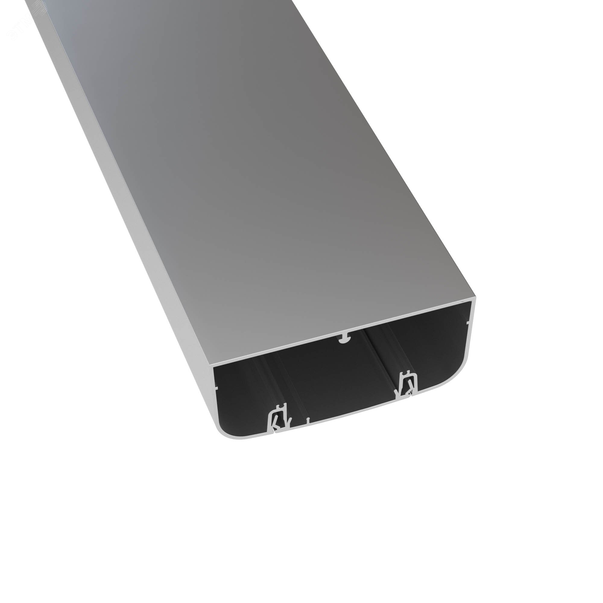 Кабель-канал 110x50мм алюминиевый с крышкой серый металлик 01199 DKC - превью 3