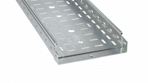 Лоток перфорированный 50x500х4000, 2,0 мм