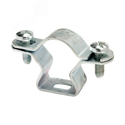 Изображение товара Стальной хомут 63-2 мм оцинкованная сталь для труб фиксатор крепеж