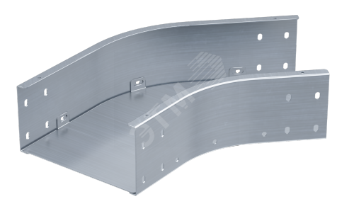 Угол горизонтальный 45 градусов 50х100, 0,8 мм, INOX304 в комплекте с крепежными элементами и соединительными пластинами,необходимыми для монтажа ISCL510KC DKC