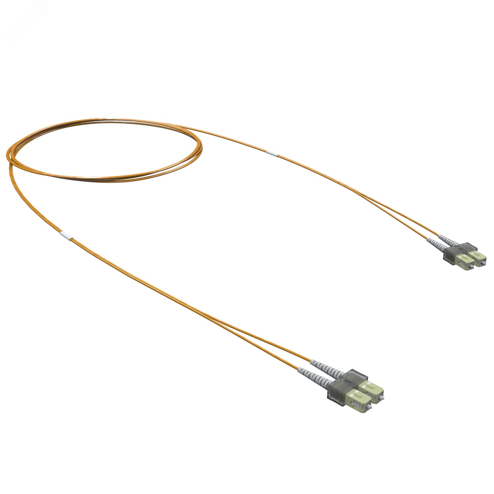 Патч-корд оптический Duplex SC/UPC-SC/UPC 50/125 (OM2) 2 м