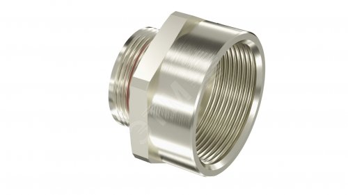 Взрывозащищенный Ex d e переходник. Тип В. ''наруж.резьб'' М20х1,5 - ''внутр.резьб'' M25х1,5. Нержавеющая сталь AISI316L. IP66/67/68