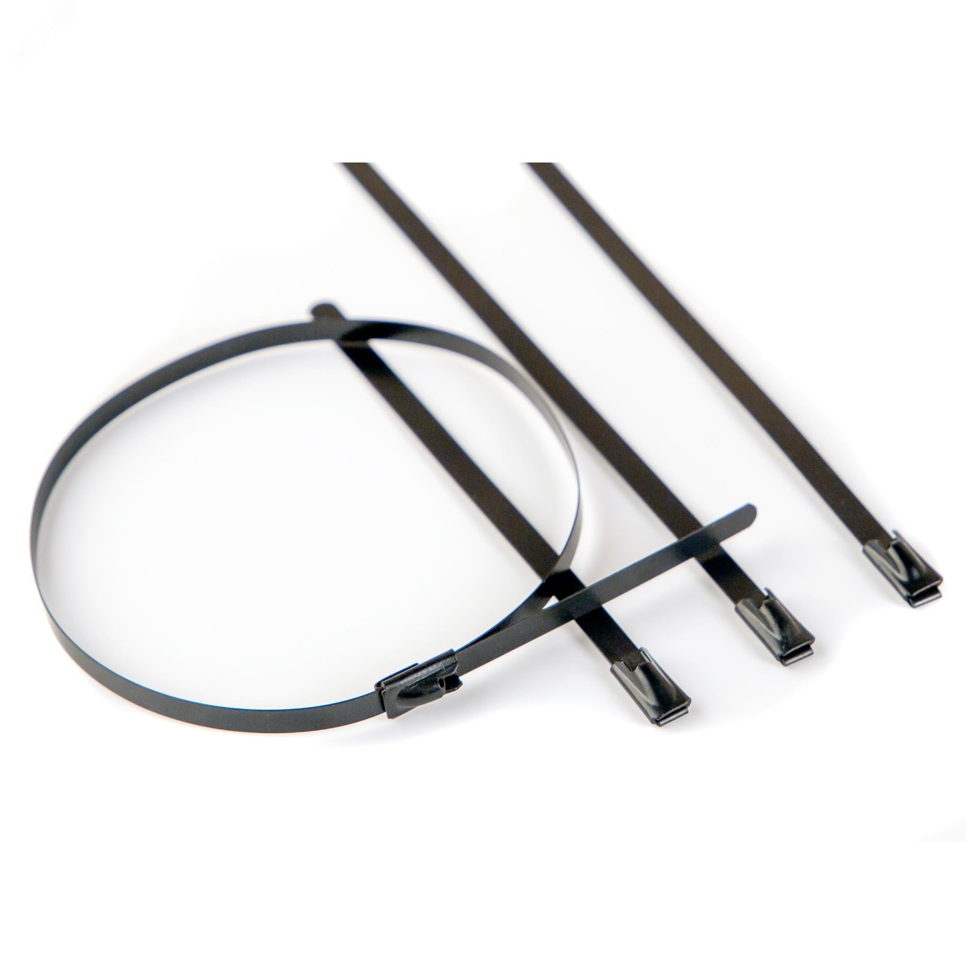 Изображение товара Хомут 7.9x450 из нержавеющей стали с ЭП покрытием