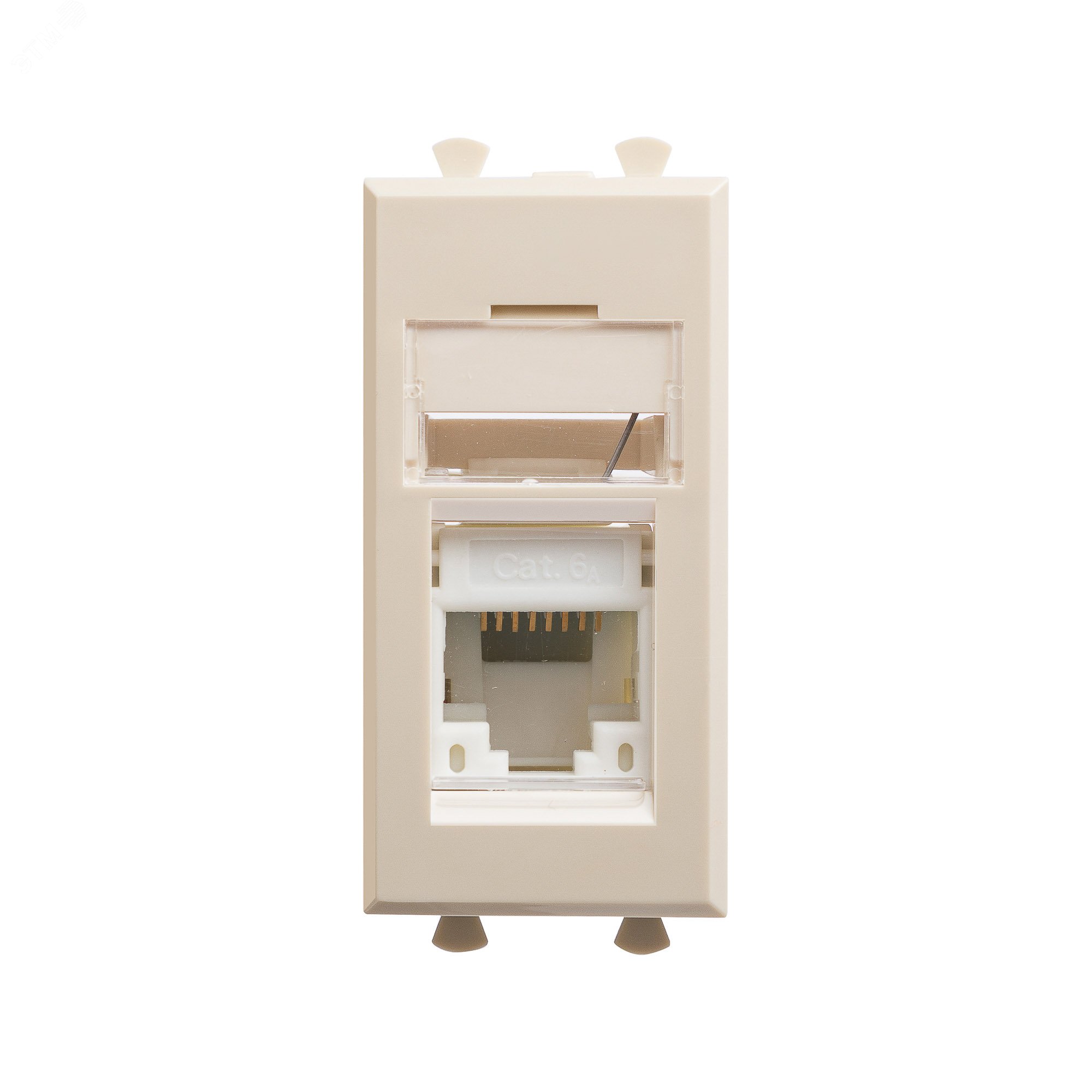 Изображение товара Компьютерная розетка ''Ванильная дымка'' ''Avanti'' RJ-45 модульная, кат. 6А, 1 мод (шт)