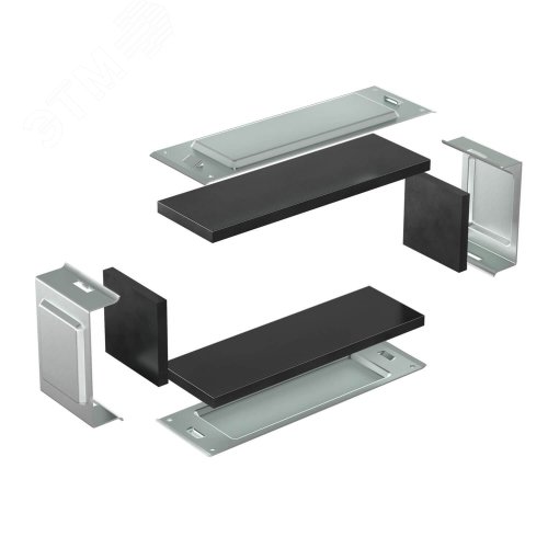 Изображение товара Комплект уплотнительных пластин для соединения лотков IP44 цинк-ламель 400х100 DKC