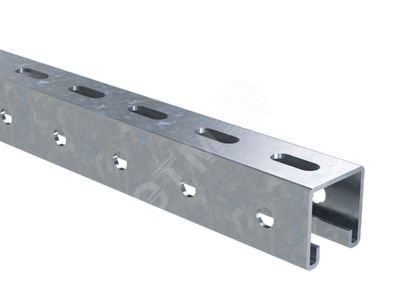 С-образный профиль 41х41, L2900, толщ.2,0 мм, горячеоцинкованный