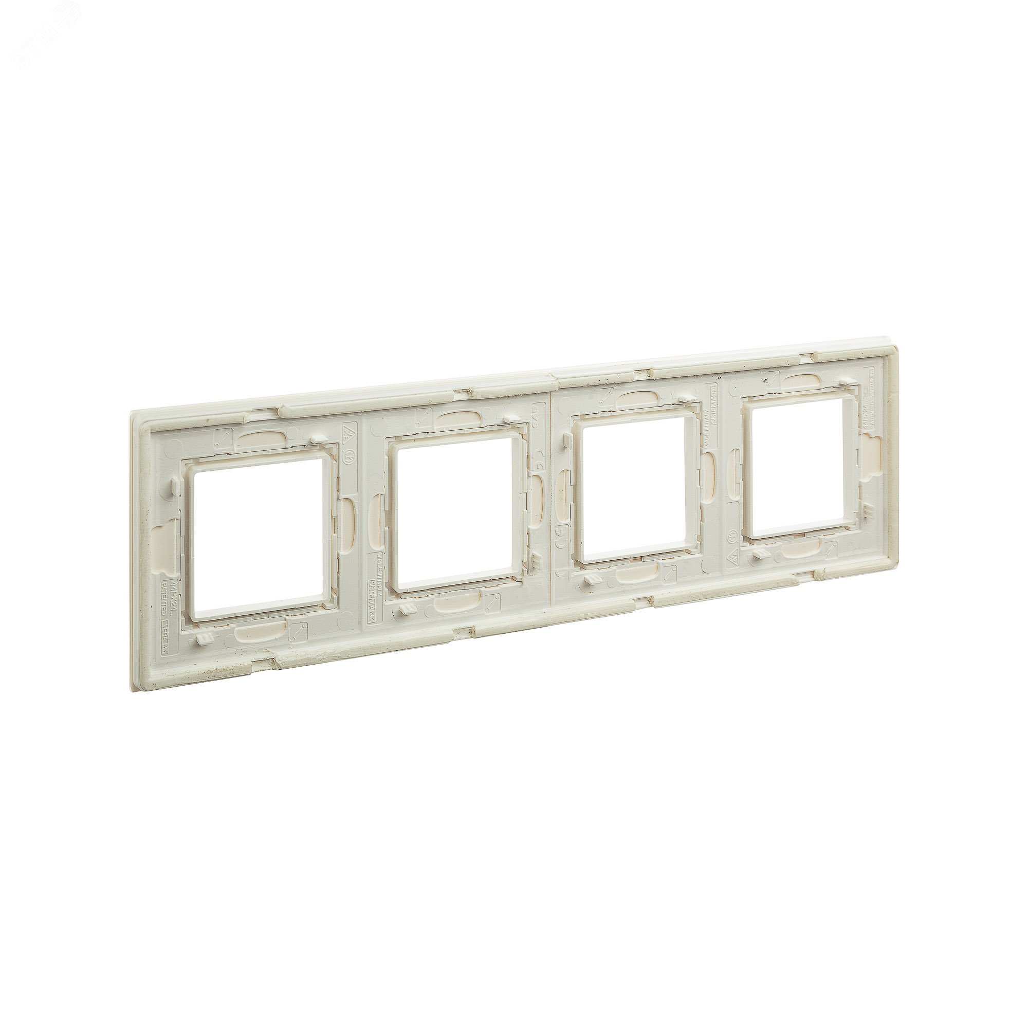 Рамка из натурального стекла, ''Avanti'', белая, 8 модулей 4400828 DKC - превью 5
