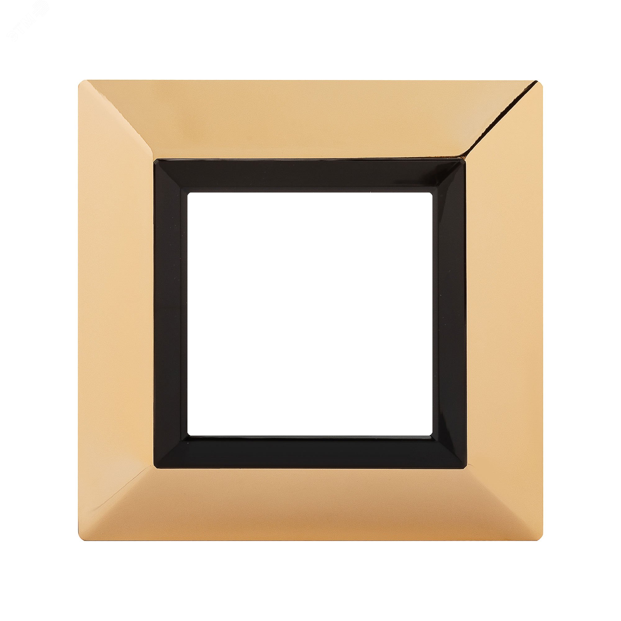 Рамка из металла, ''Avanti'', золотая, 2 модуля