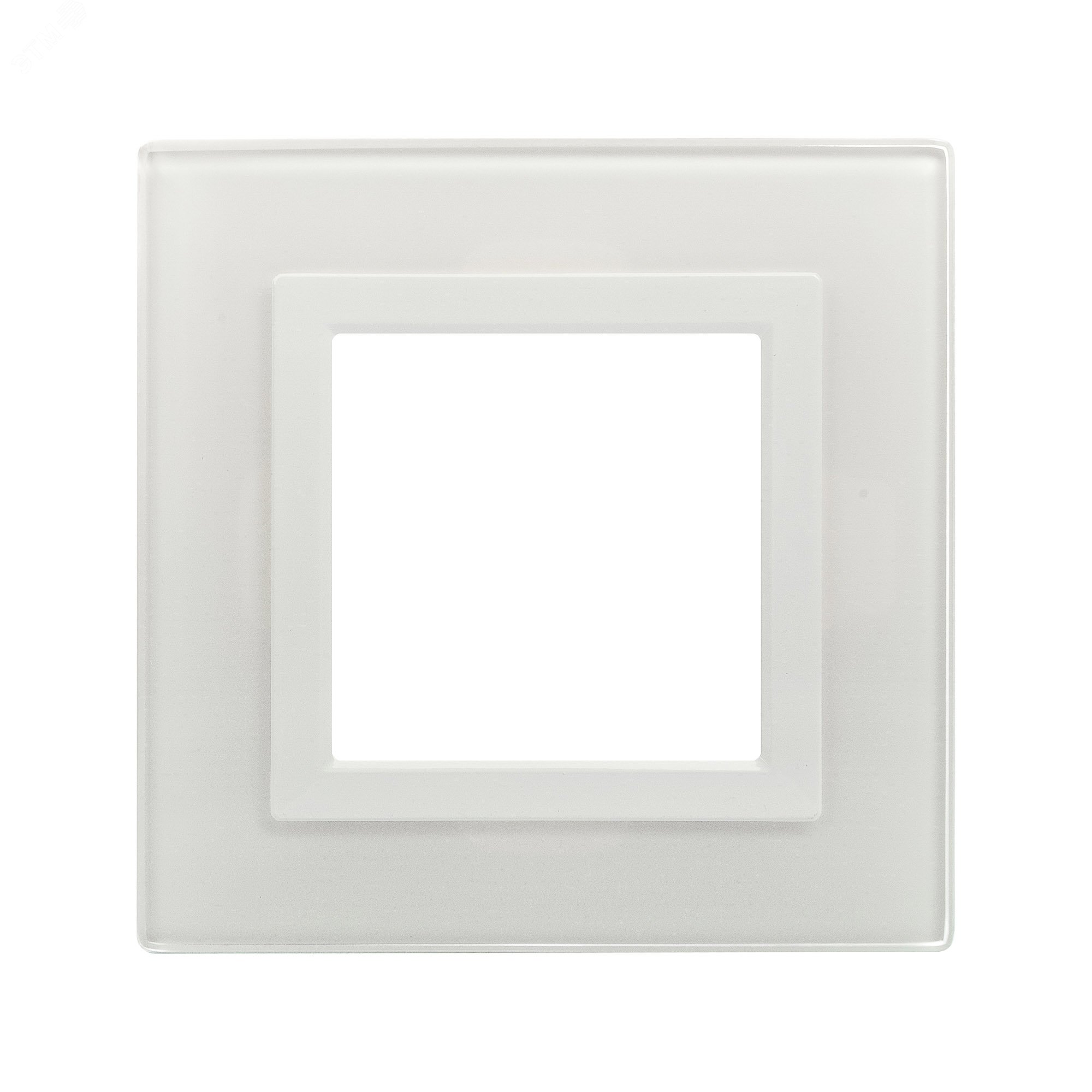 Рамка из натурального стекла,  ''Avanti'', белая, 2 модуля 4400822 DKC - превью 2