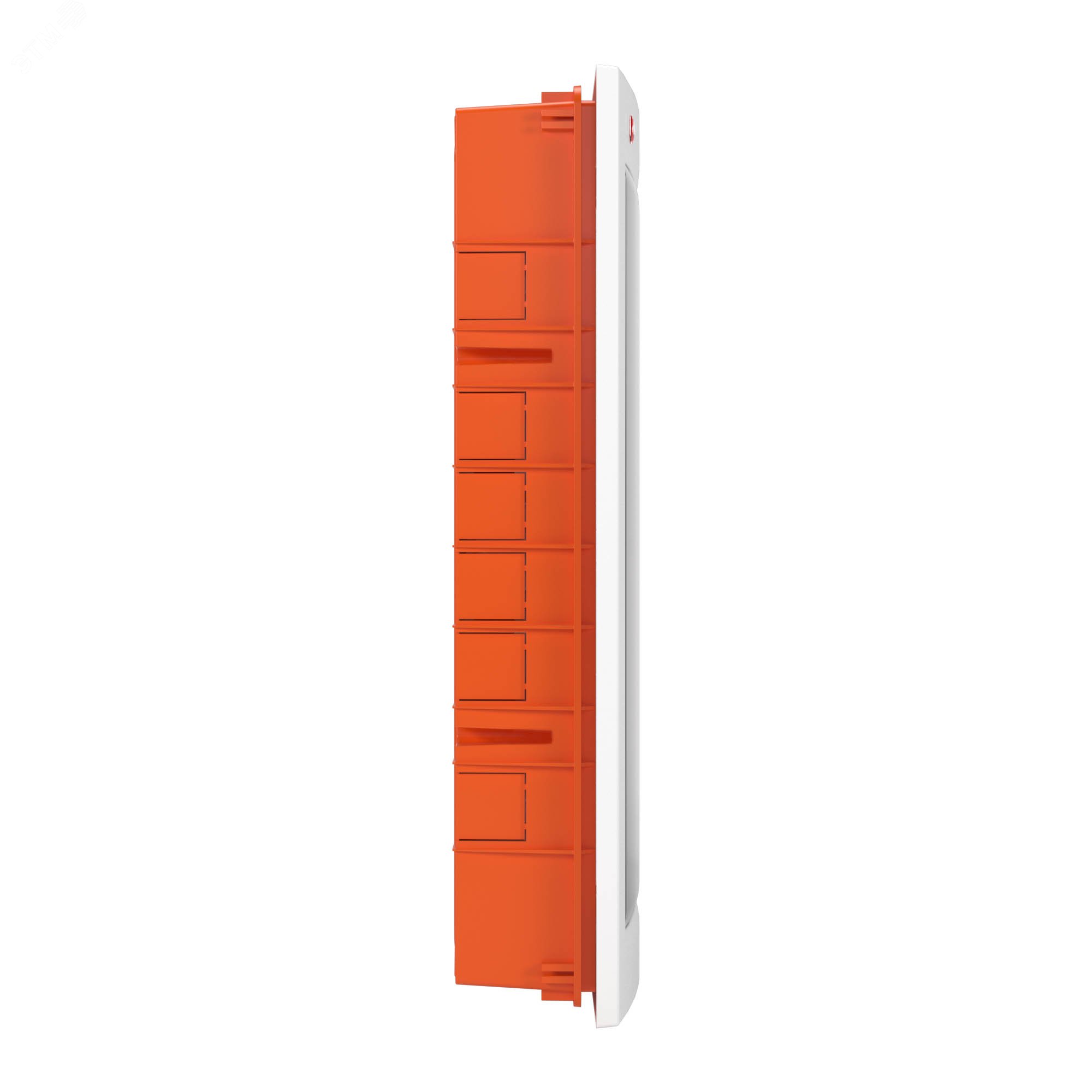 Щит распределительный встраиваемый ЩРв-54 IP40 пластиковый белый прозрачная дверь 81554 DKC - превью 2