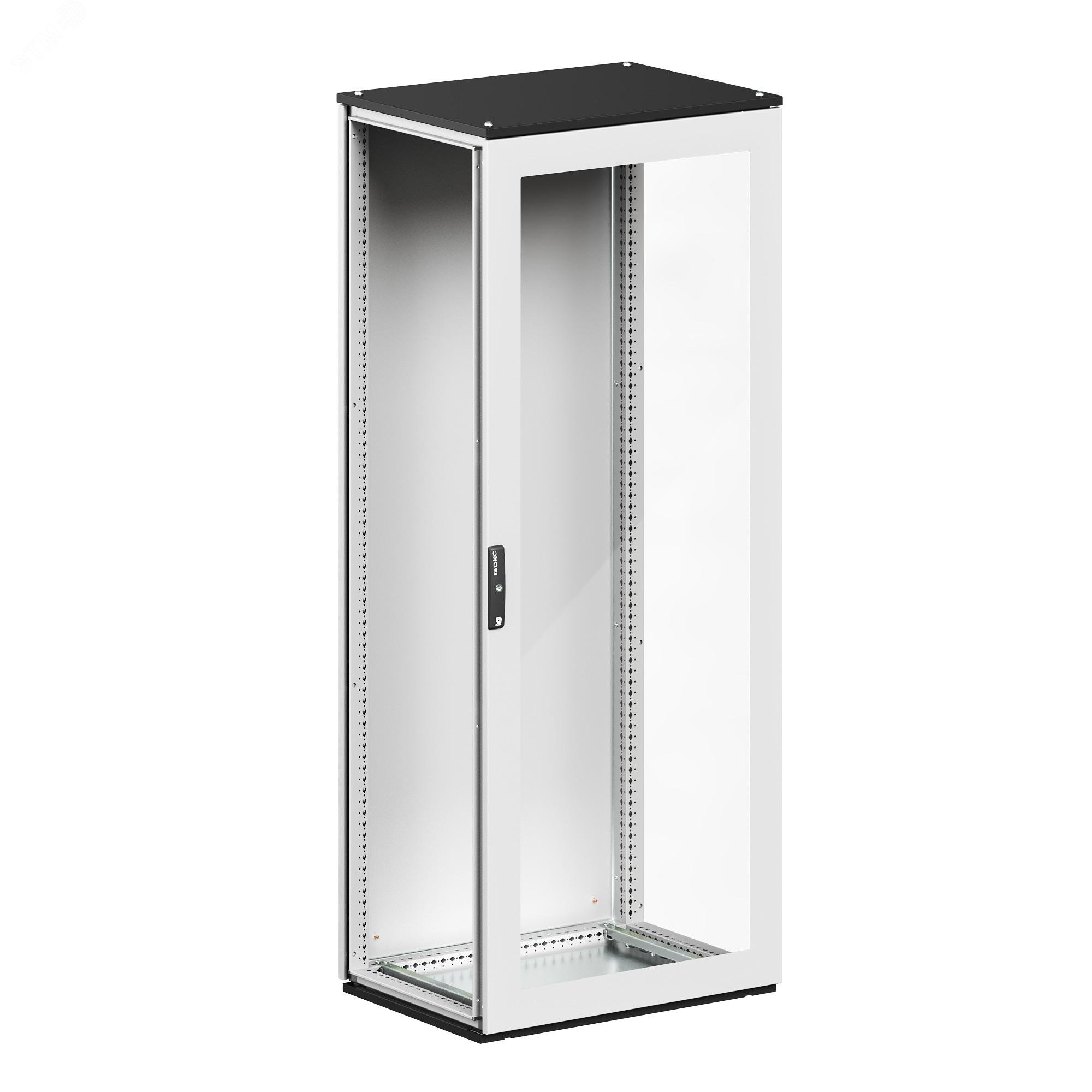 Изображение товара Комплект напольного корпуса DKC CQE N 2200x800x800 со стеклянной дверью