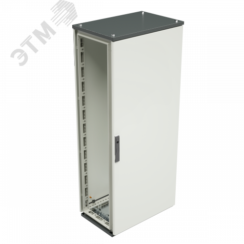 Изображение товара Сборный металлический шкаф CQE 1600x800x500 мм с дверью и замком Россия