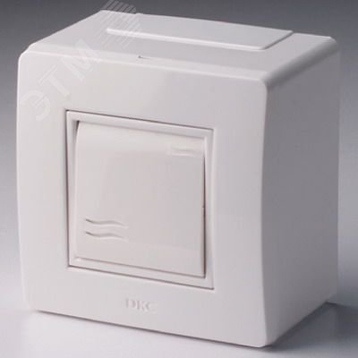 Коробка универсальная 1 выключатель для миниканала 10002B DKC - превью 2