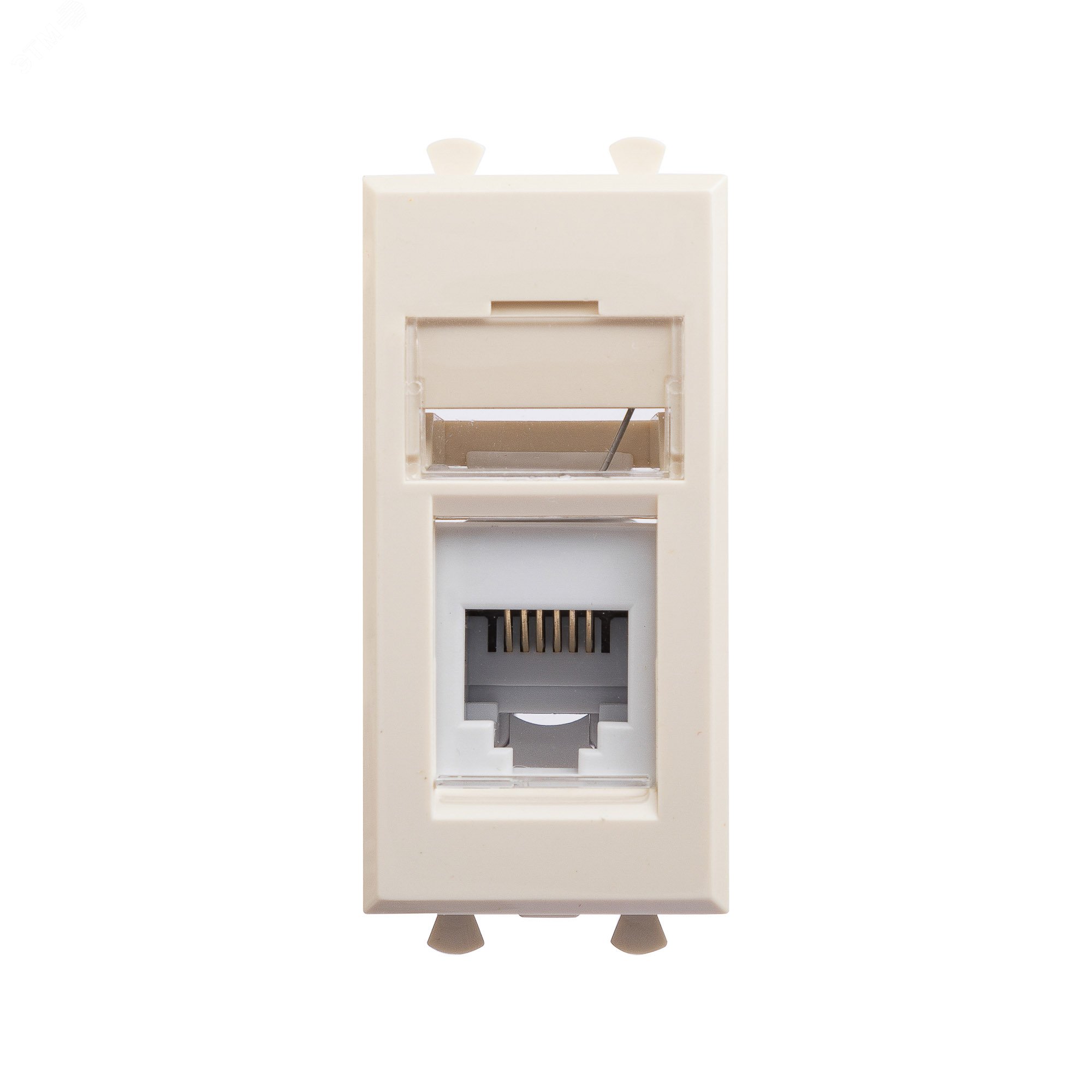 Изображение товара Телефонная розетка Avanti RJ-12 Ванильная дымка, 1 модуль