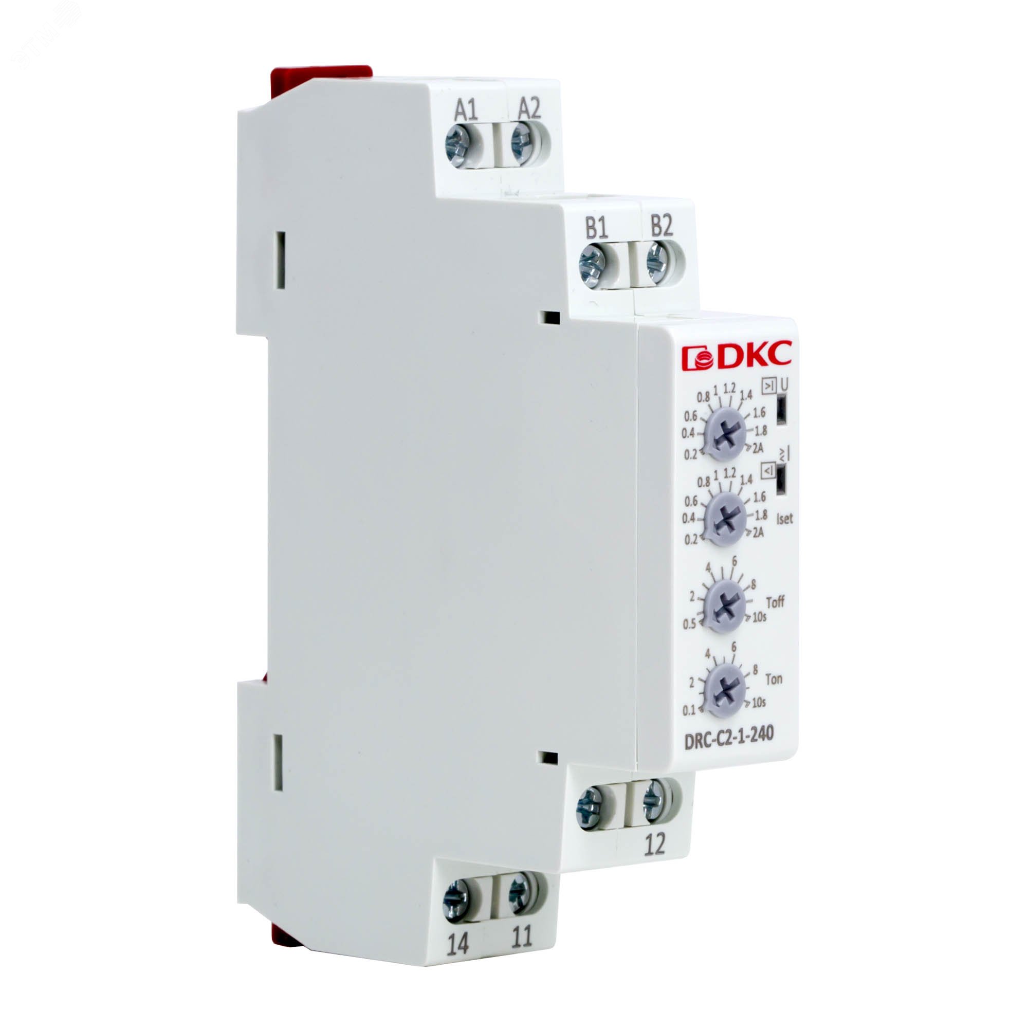 Изображение товара Реле контроля тока DKC DRC-C2-1-240 0,2-2А на DIN-рейку