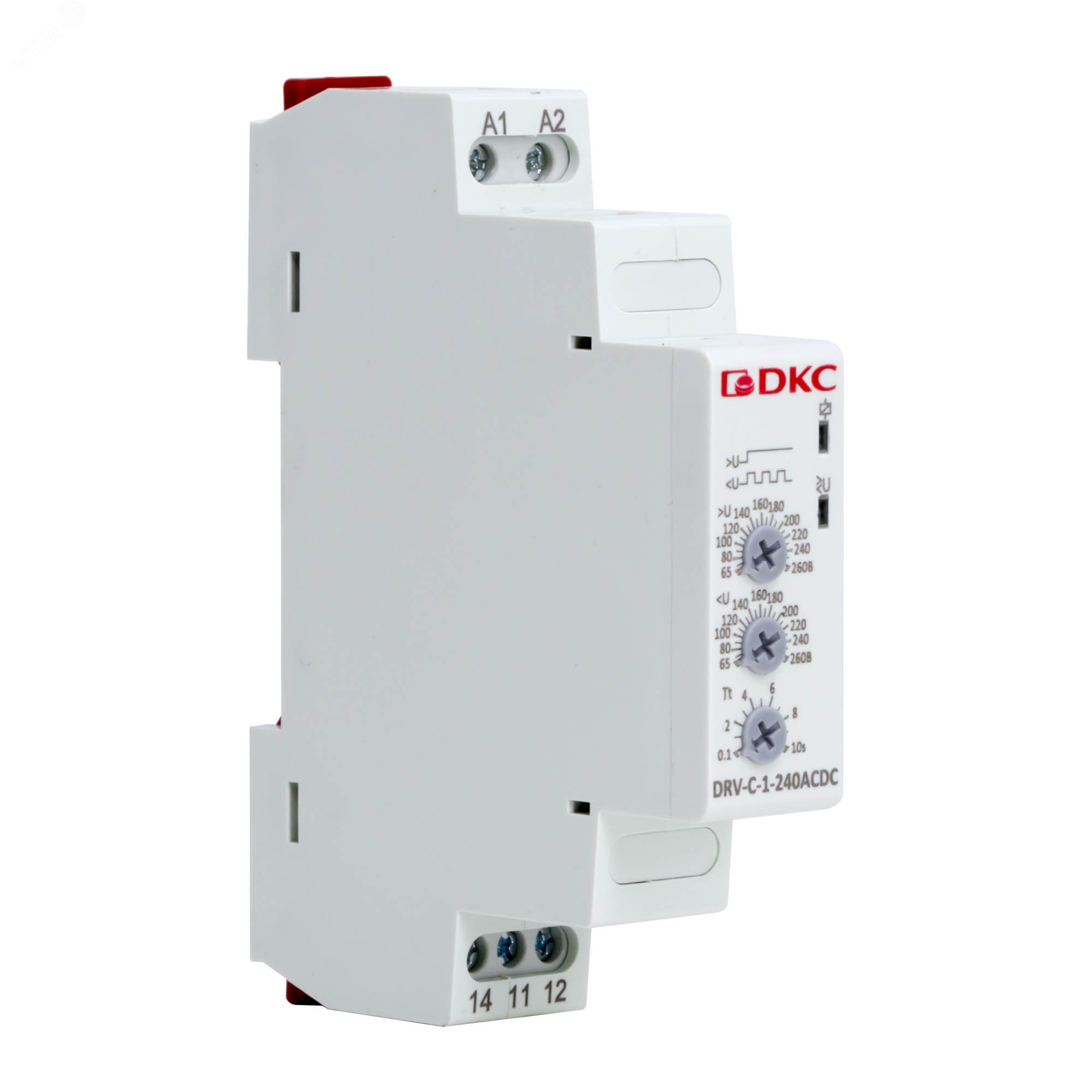 Изображение товара Реле контроля напряжения однофазное 30-270 В AC/DC на DIN-рейку DKC Mitra