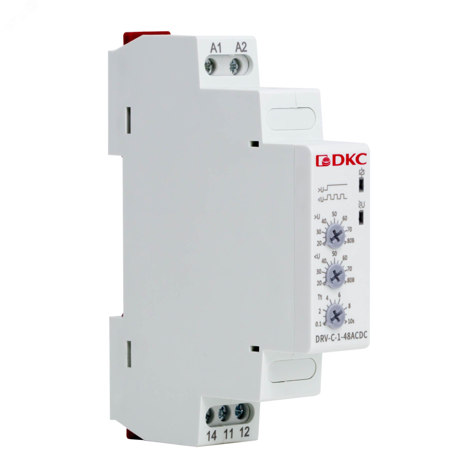 Изображение товара Реле контроля напряжения однофазное, конфигурация контакта 1CO, 24-48В AC/DC (шт)