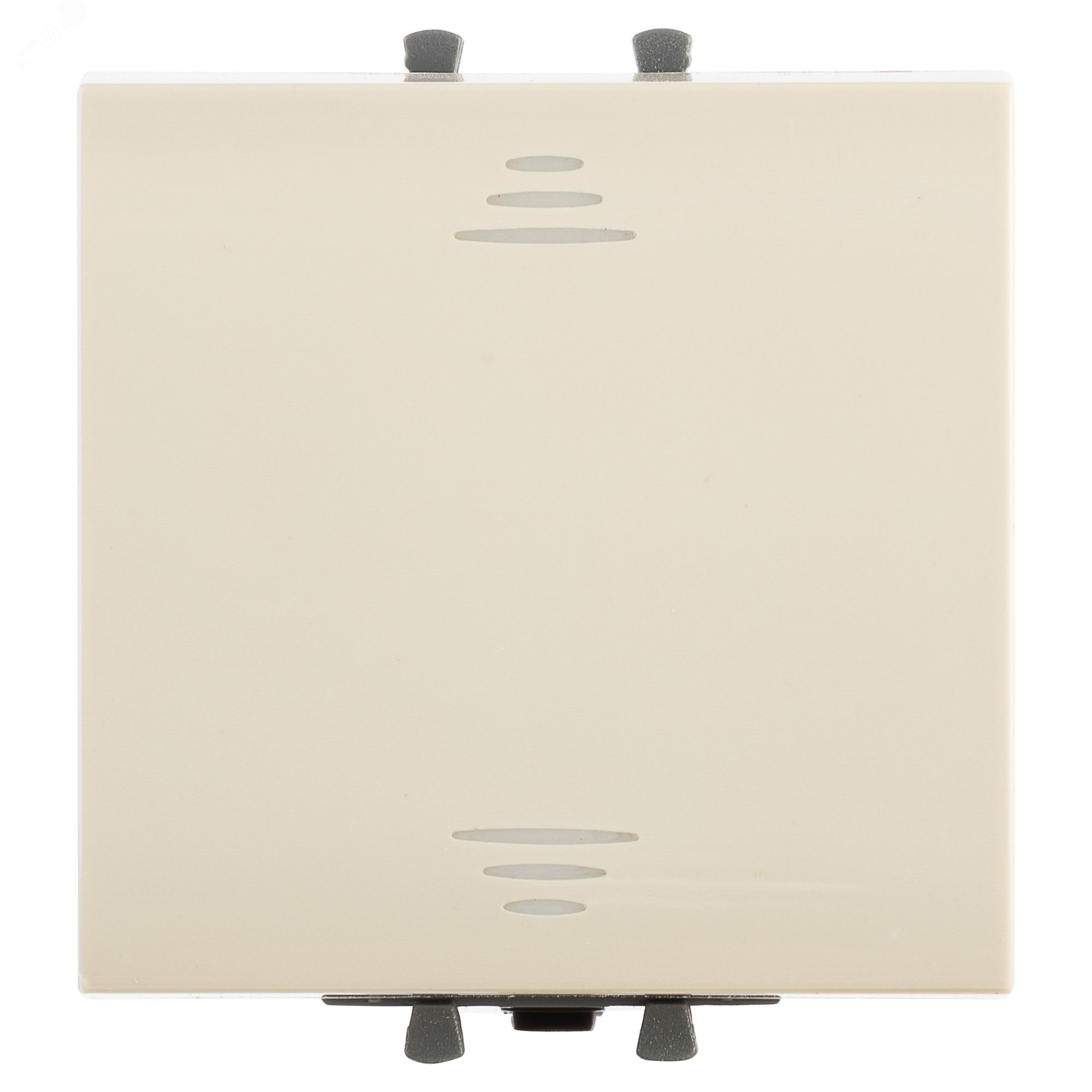 Изображение товара Инвертор одноклавишный модульный Ванильная дымка 2 модуля Avanti