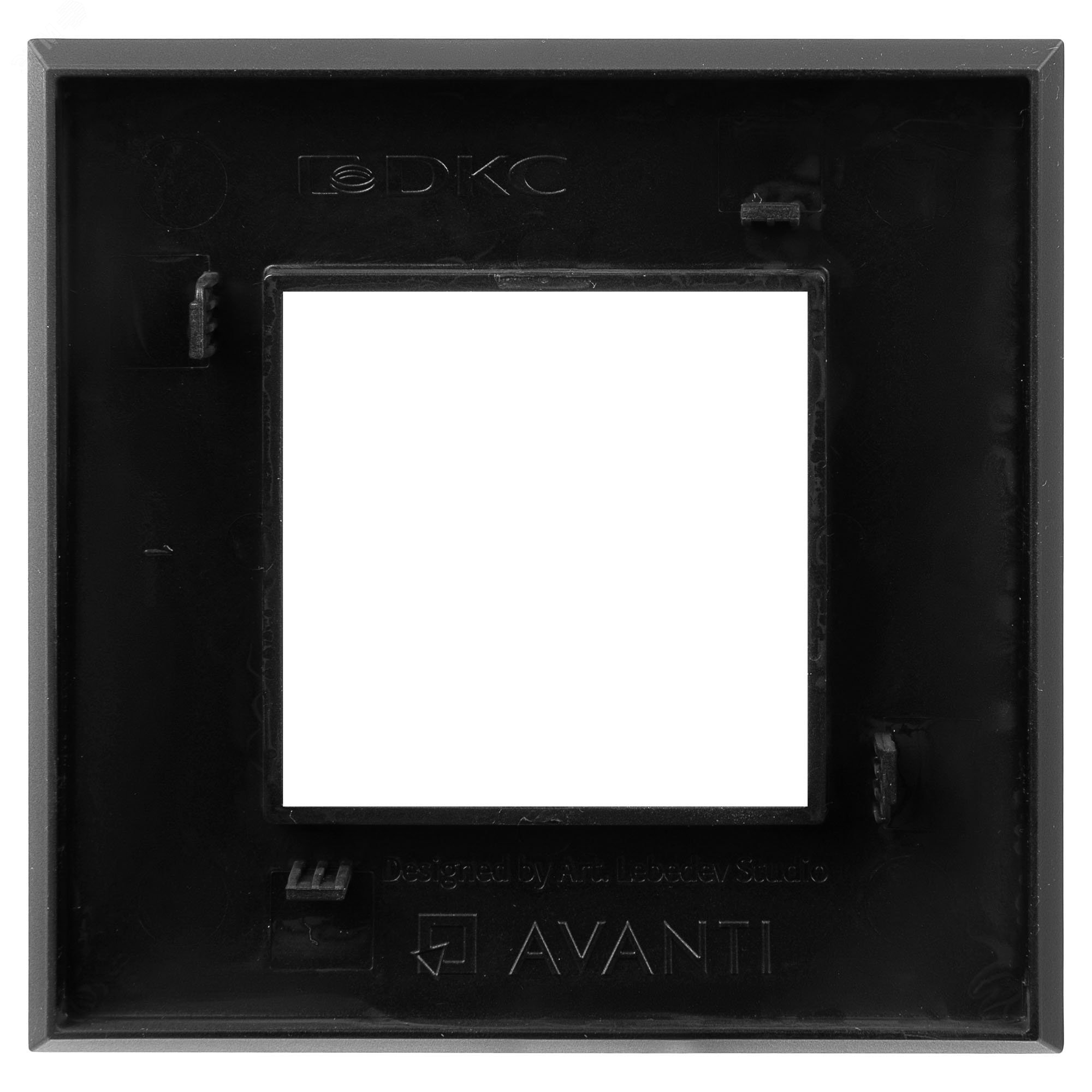 Avanti Рамка ARTLEBEDEV  Черный матовый 2 модуля 4412902 DKC - превью 3